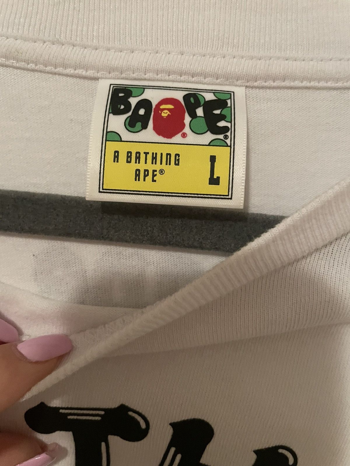 Bape Brush College Tee Size US L / EU 52-54 / 3 - 3 Thumbnail