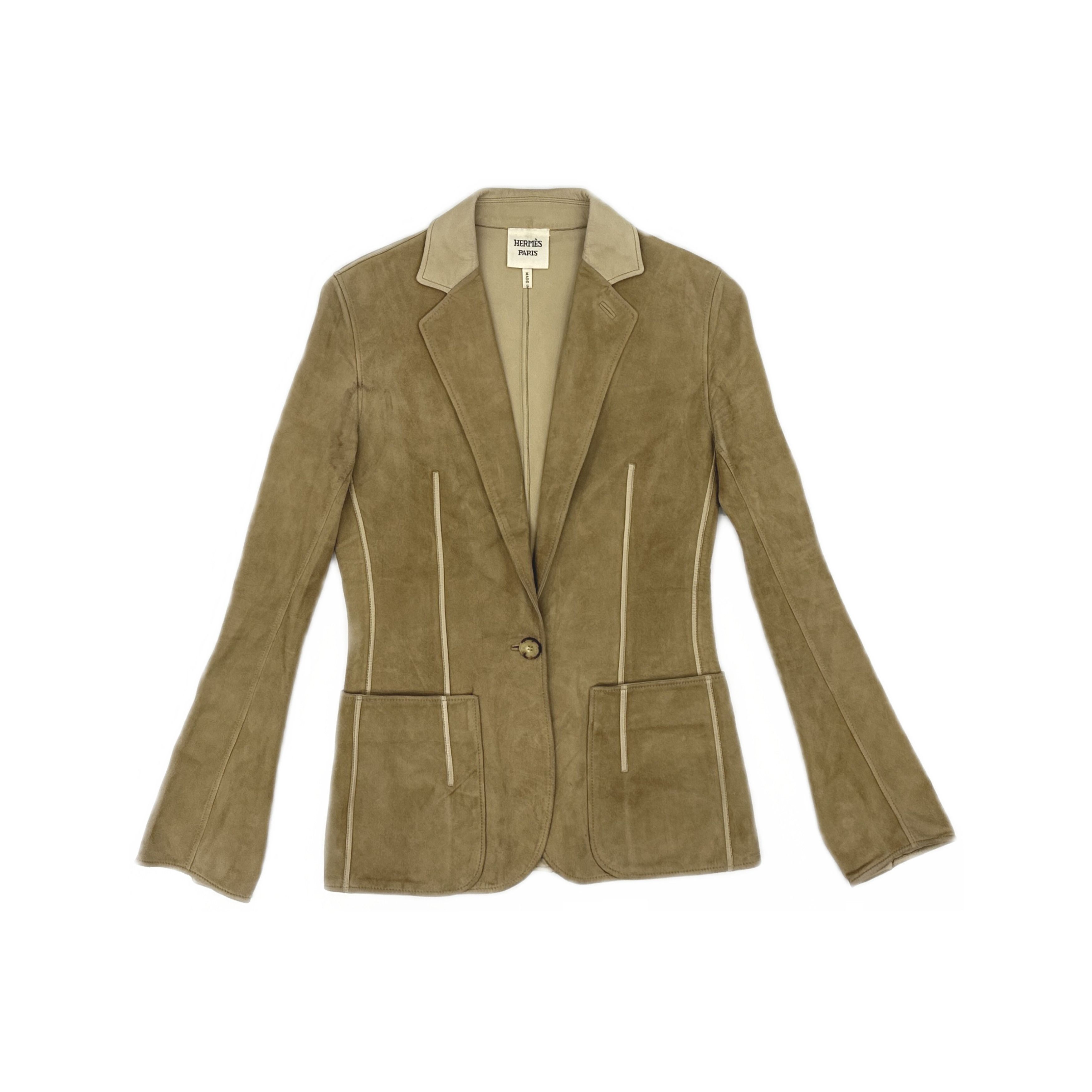 Hermes Hermès Suede Jacket Size FR 36 Size XS / US 0-2 / IT 36-38 - 1 Thumbnail