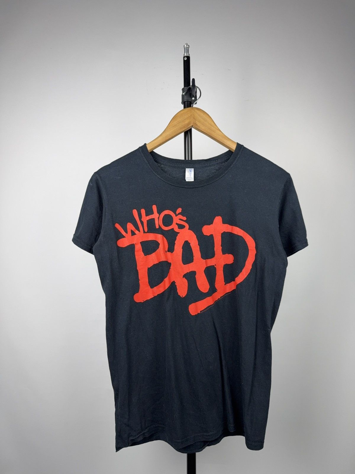 2009 Retro Who’s Bad Michael Jackson Tribute Graphic T-Shirt