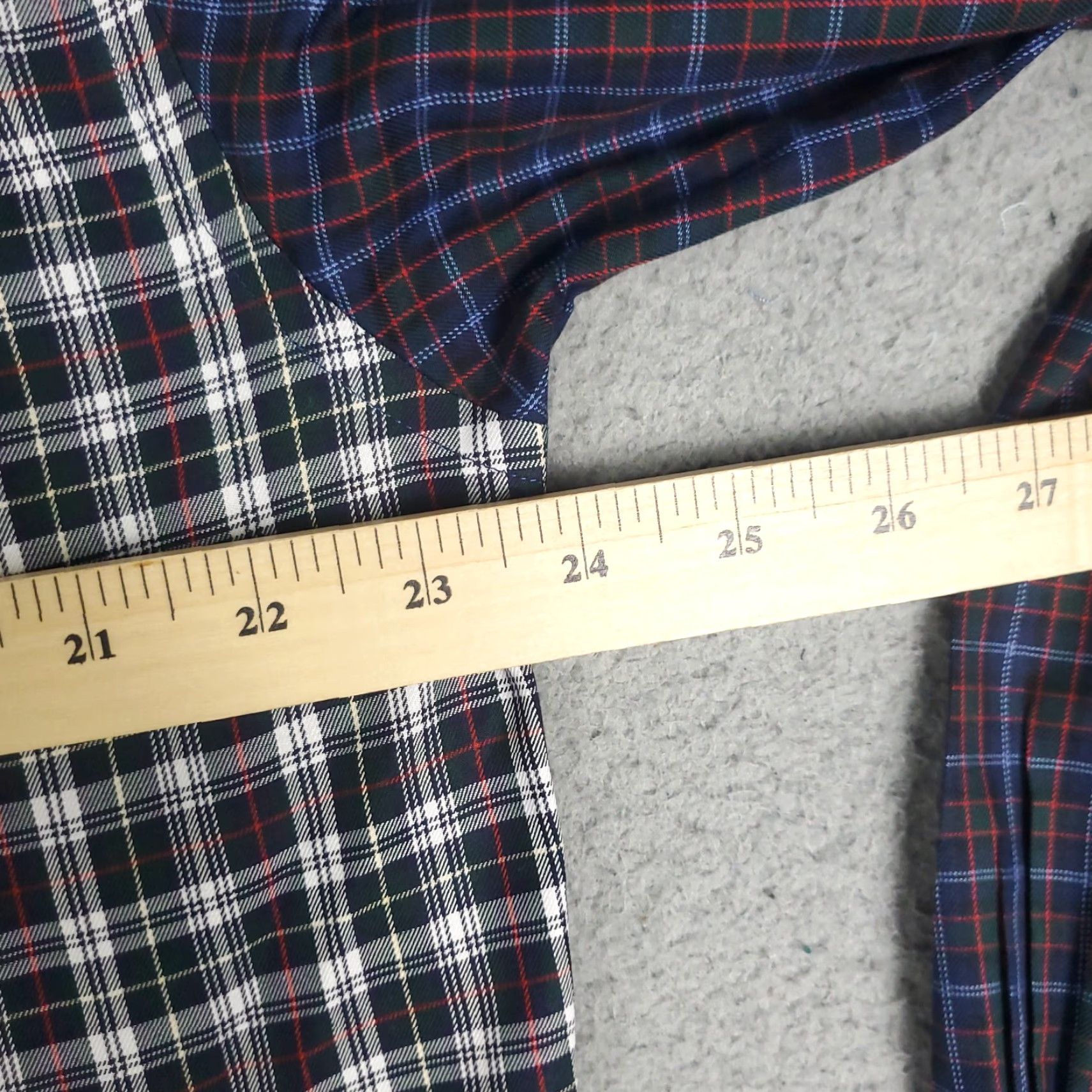 Brooks Brothers Brooks Brothers Shirt Men’s Medium Blue Plaid Non-Iron Button-Up with Pockets All Seasons Regular Fit Size US M / EU 48-50 / 2 - 7 Thumbnail