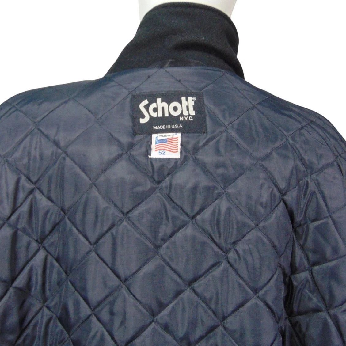 Schott Schott NYC Wool Hunting Jacket Made in USA Black Size 52 Size US XXL / EU 58 / 5 - 12 Thumbnail