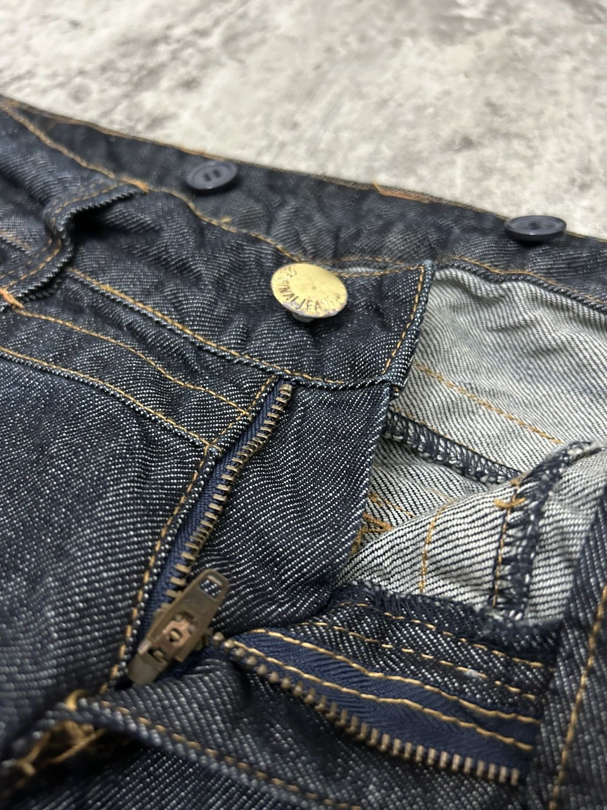 If Six Was Nine × Japanese Brand × Tornado Mart Japanese Sky Bomber Flare Jeans Size US 30 / EU 46 - 10 Thumbnail