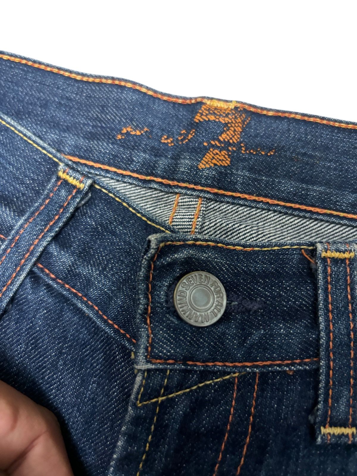 7 For All Mankind Vintage 7 For All Mankind USA Flare Denim Jeans Size 28" / US 6 / IT 42 - 4 Thumbnail