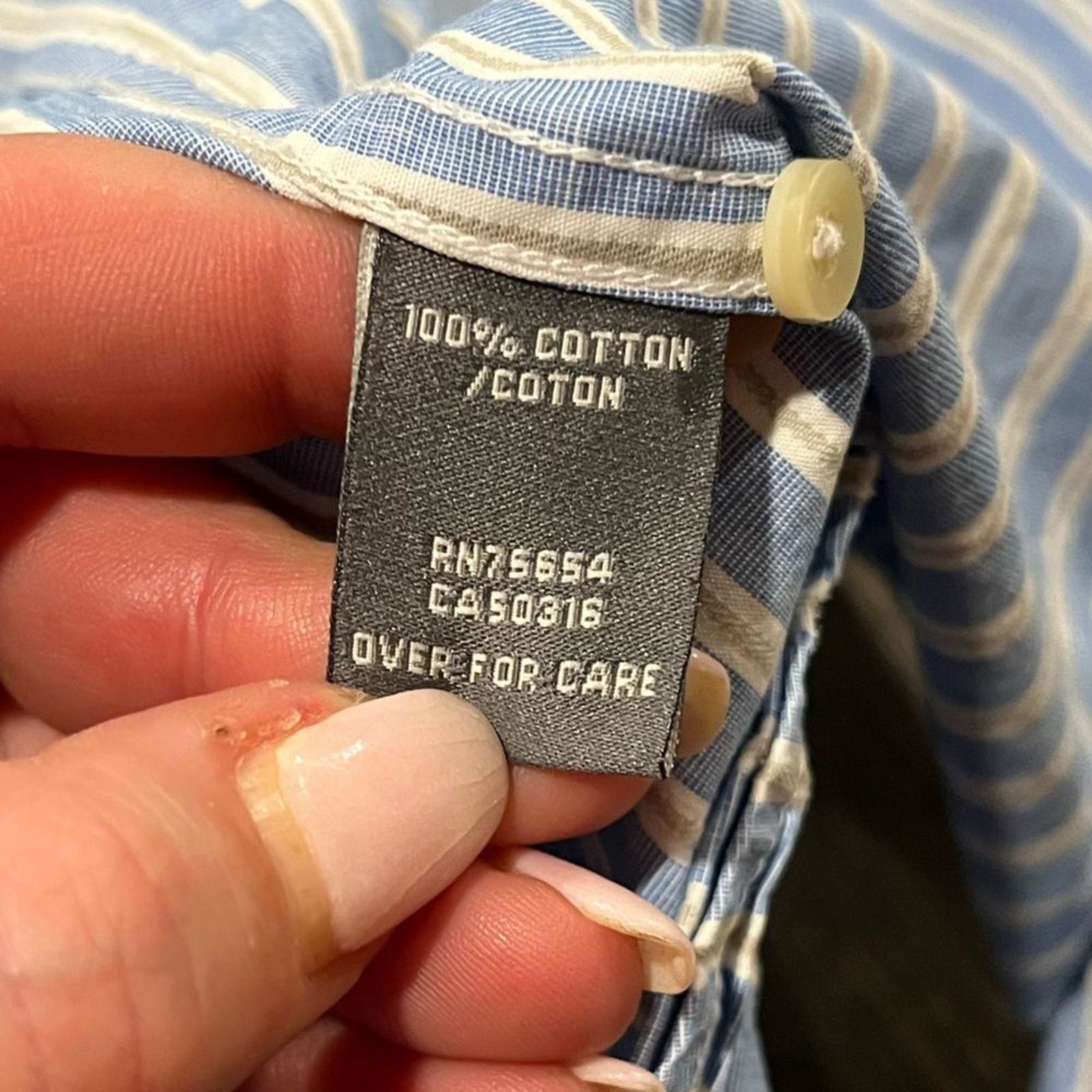 Abercrombie & Fitch Abercrombie & Fitch Muscle Striped Button-Down Shirt Size S Size US S / EU 44-46 / 1 - 3 Thumbnail
