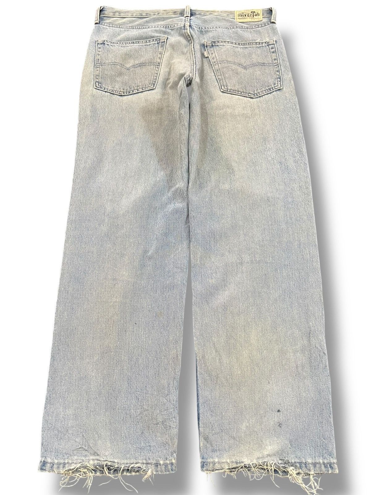 Levi's Levi’s Silvertab Baggy Loose Distressed Denim Size US 35 - 6 Thumbnail