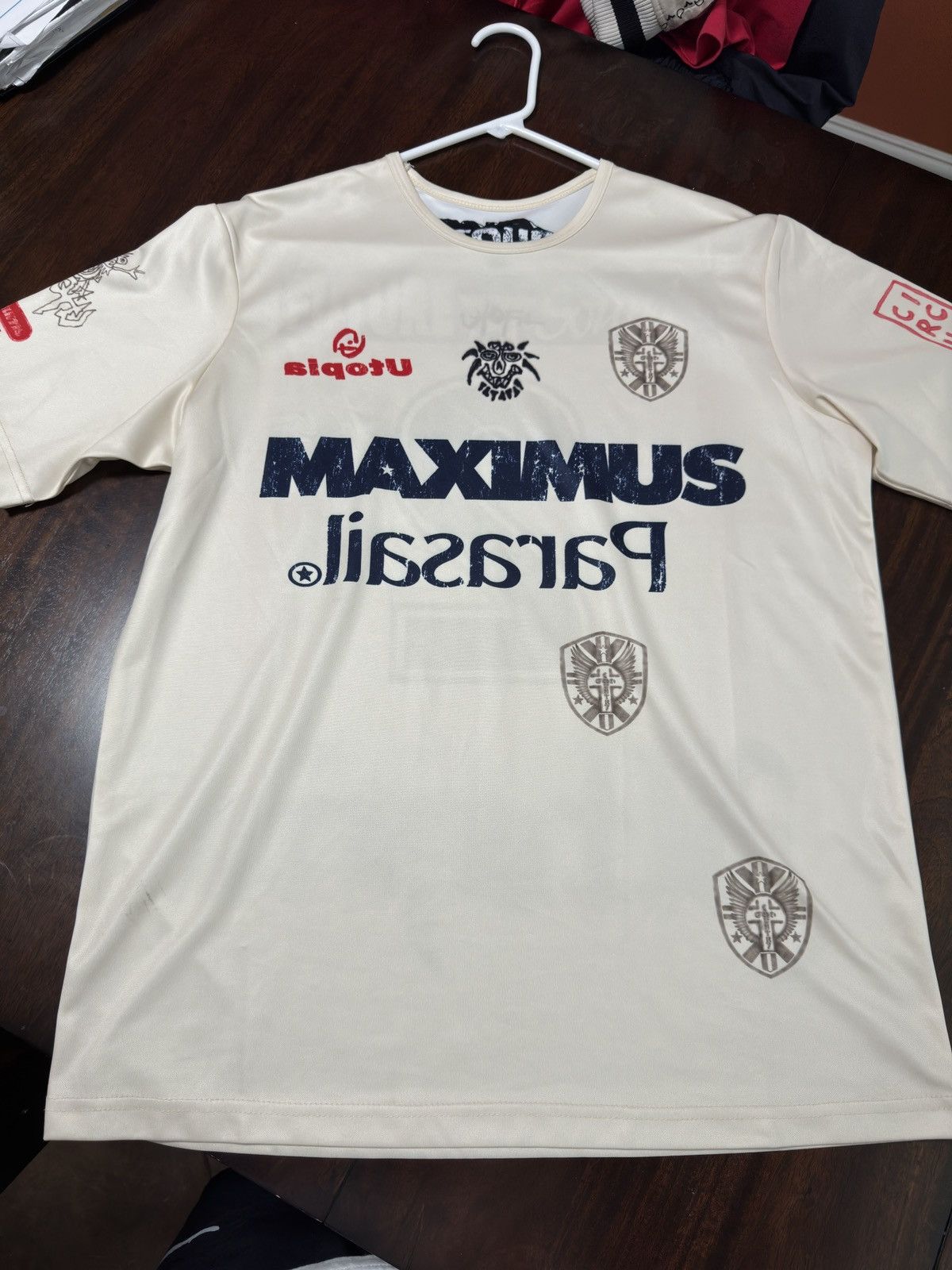Travis Scott Travis Scott Circus Maximus jersey white | Grailed