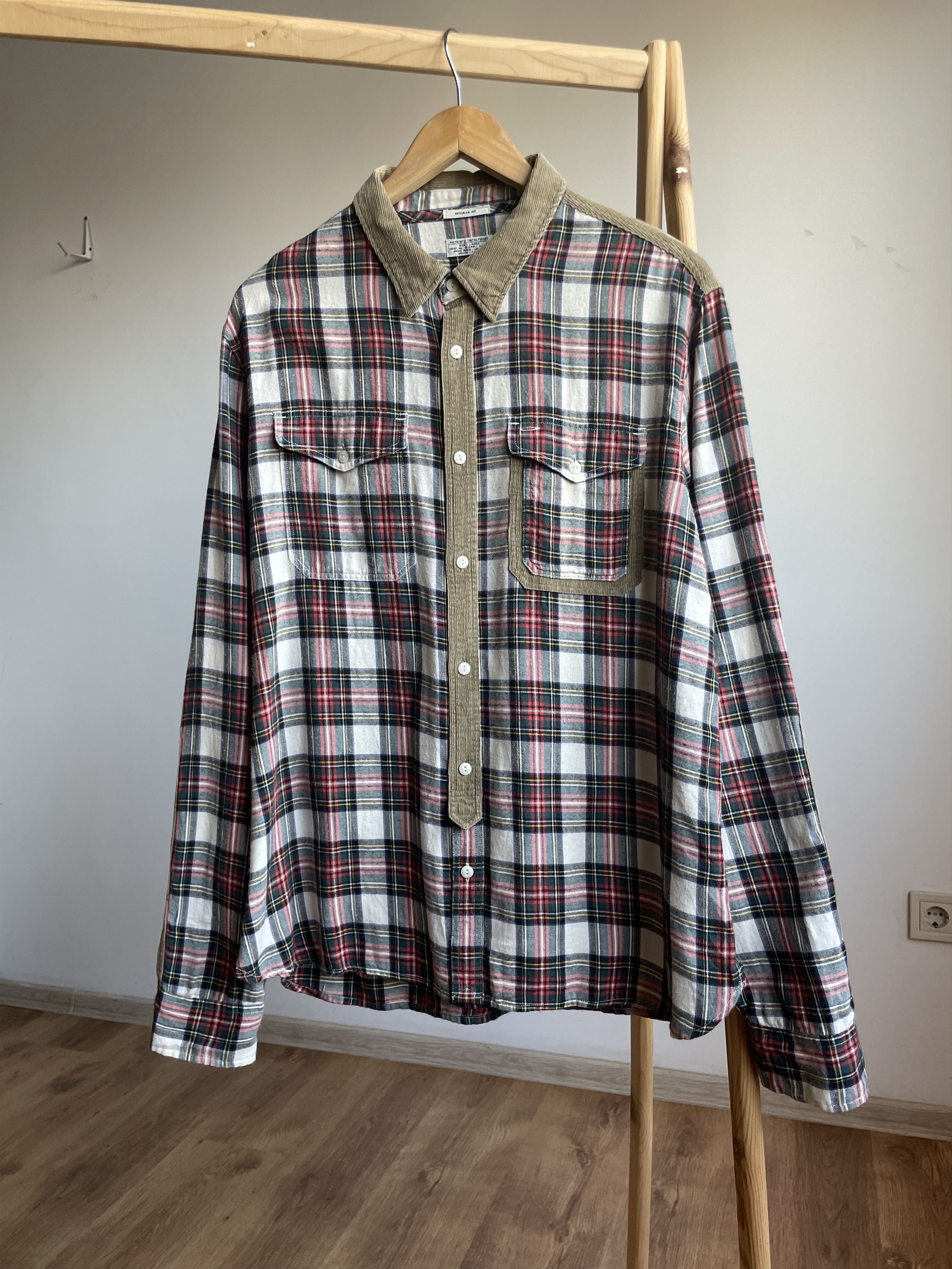 Allsaints Allsaints Arleaux Checkered Flannel Shirt Size L Size US L / EU 52-54 / 3 - 1 Thumbnail