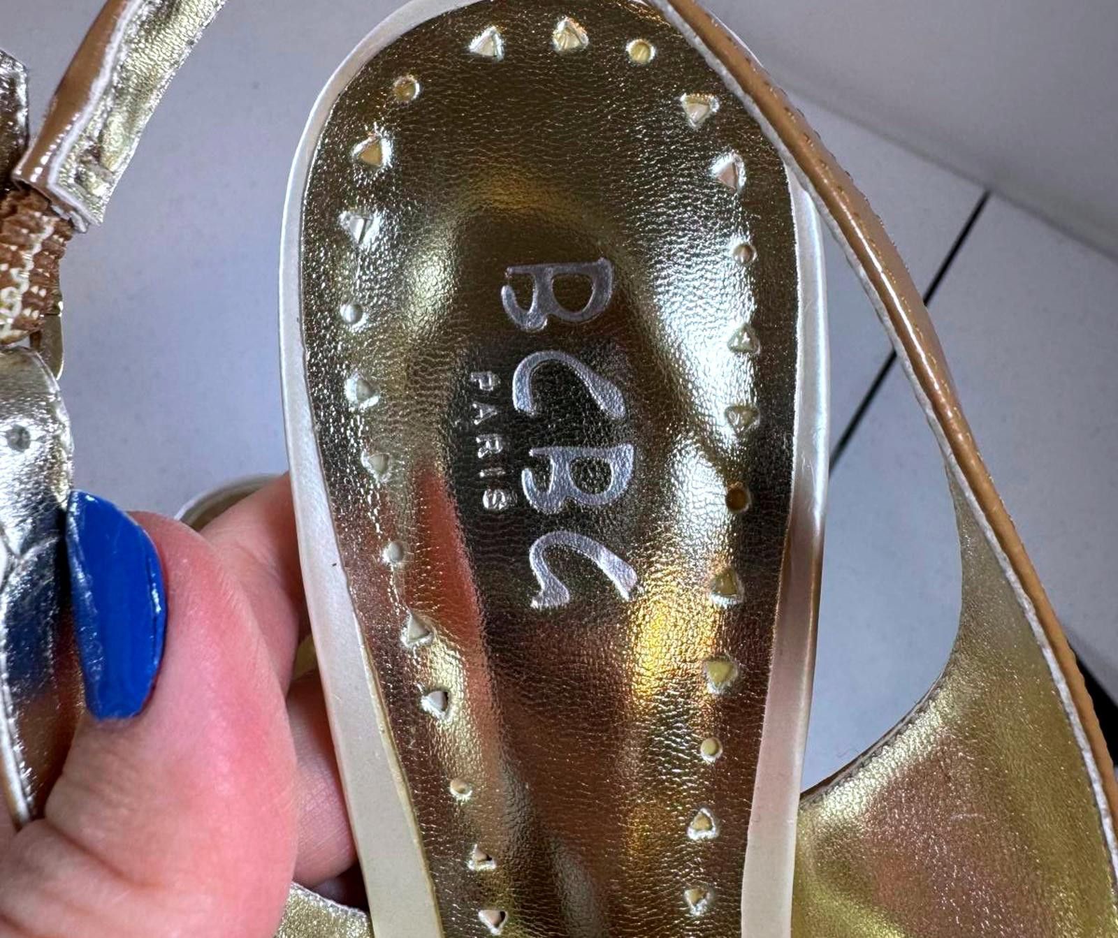 Bcbgmaxazria Stylish BCBG Peep-Toe Slingback Heels Size US 10 / IT 40 - 5 Thumbnail