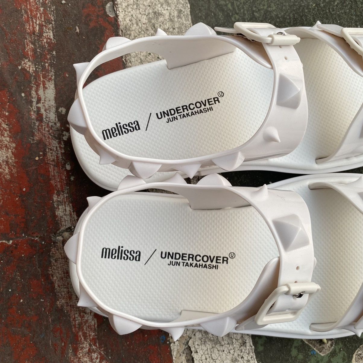 Melissa spikes undercover white sandal