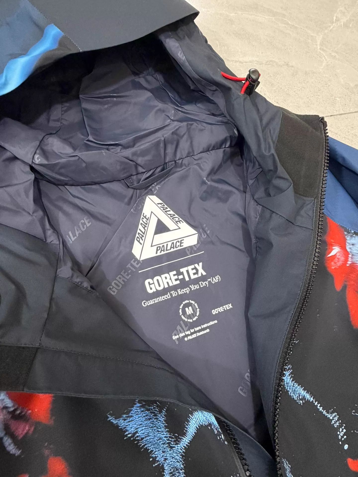 Palace PALACE SS26 DROP4 GORE-TEX 2L P-TEK Print Zip Hooded M Size US M / EU 48-50 / 2 - 3 Thumbnail