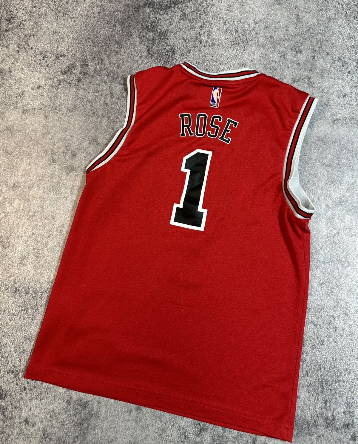 Adidas × NBA × Vintage Vintage NBA Adidas Chicago Bulls 1 Rose Jersey Rare S Size US S / EU 44-46 / 1 - 4 Thumbnail