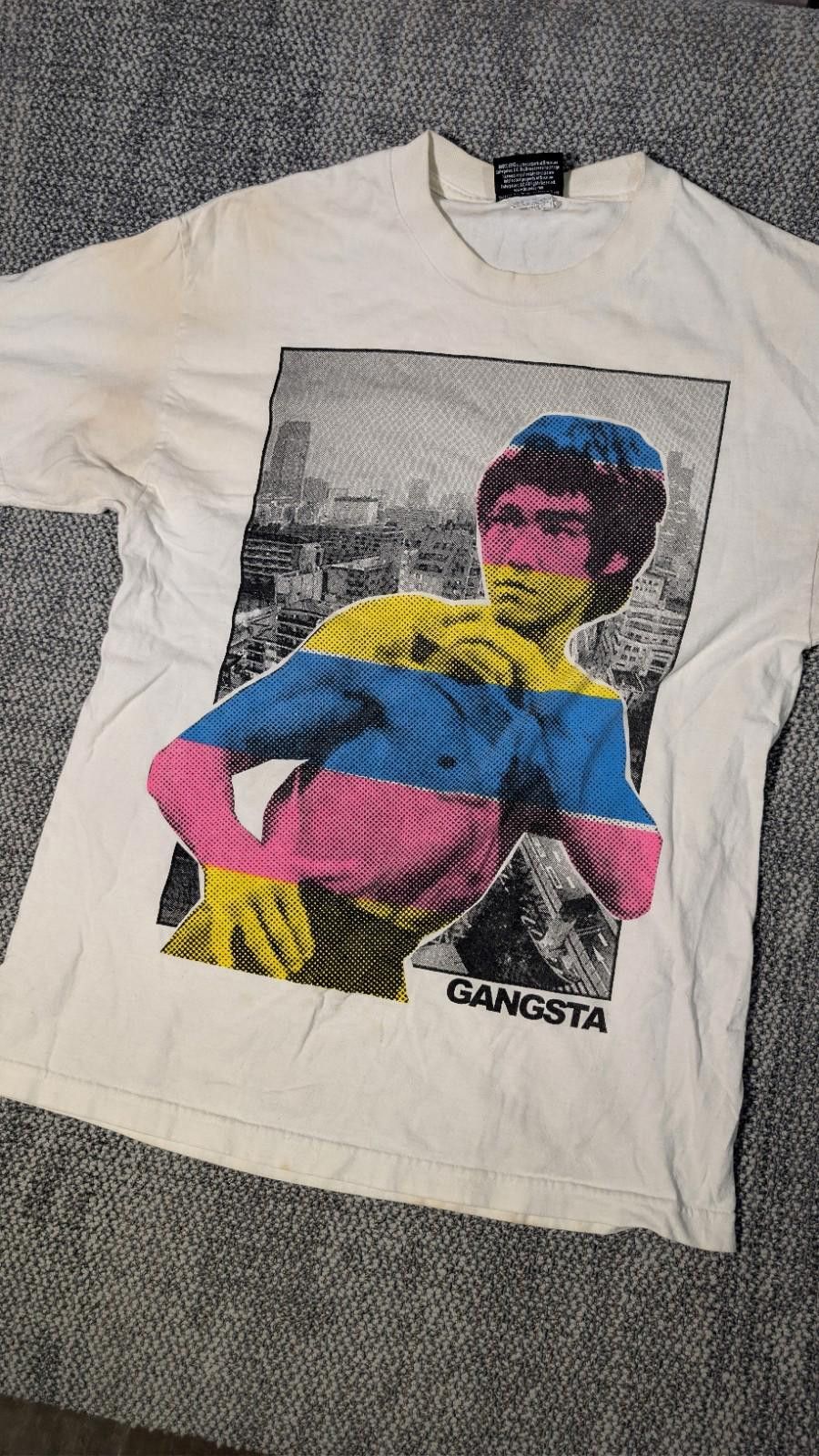 Other Y2K Vintage Bruce Lee Gangsta Brand Martial Arts Tee Large Size US XL / EU 56 / 4 - 5 Thumbnail