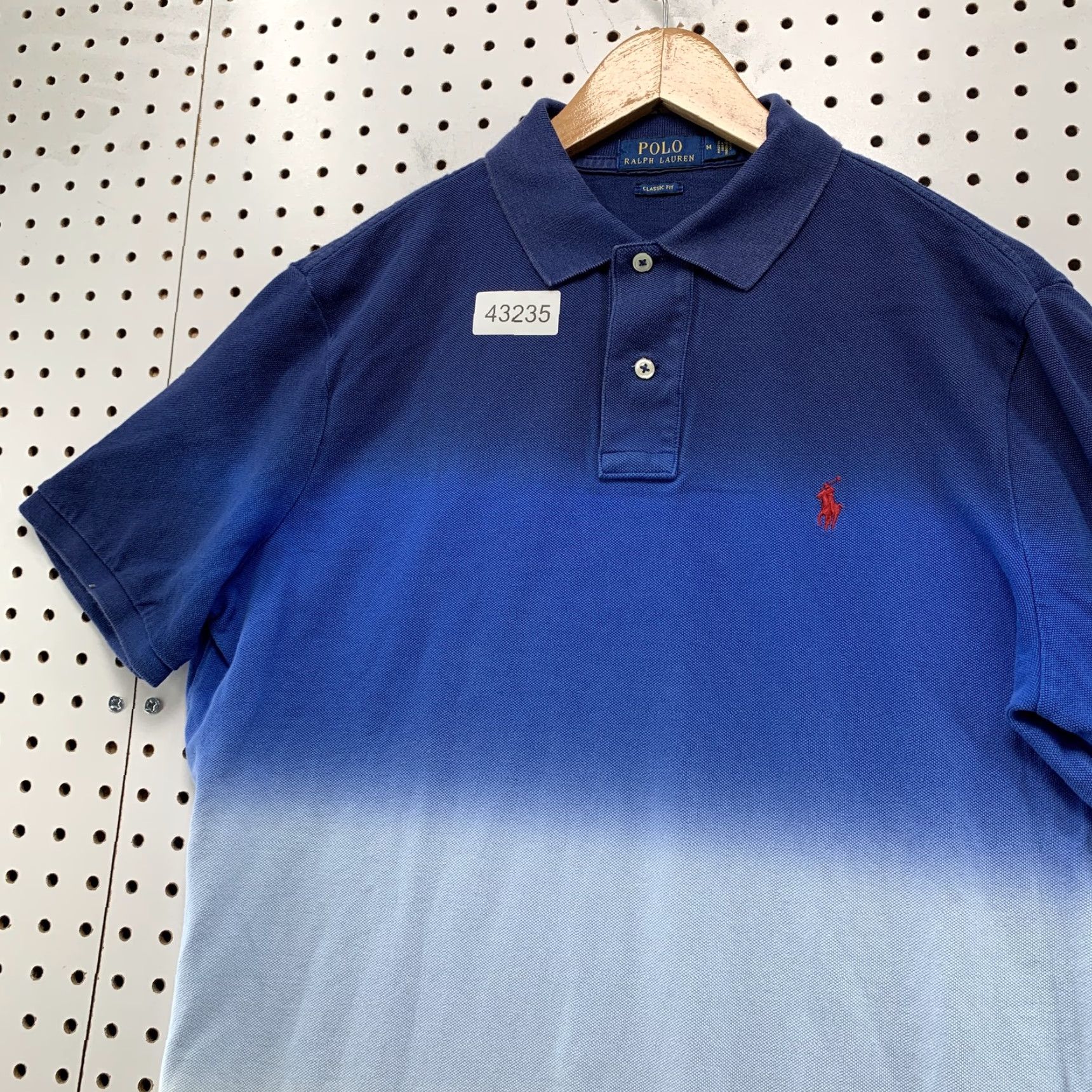 Polo Ralph Lauren Polo Ralph Lauren Blue Gradient Polo Shirt Mens Medium Classic Fit Casual Preppy Size US M / EU 48-50 / 2 - 2 Thumbnail