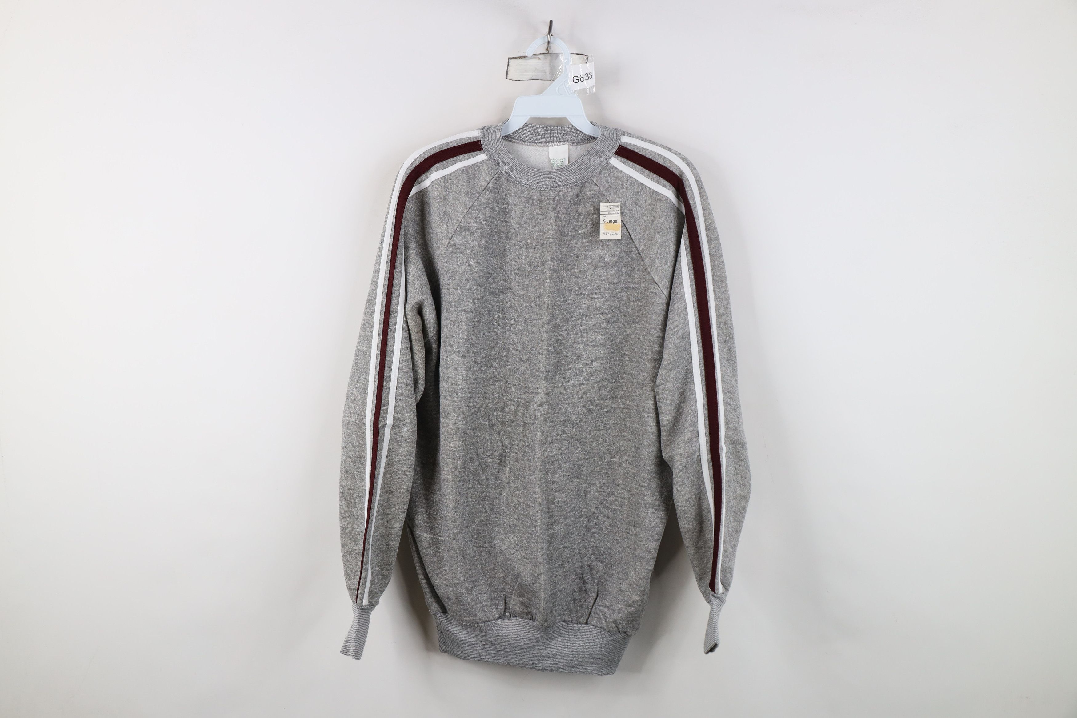 Vintage Deadstock Vintage 60s 70s Streetwear Triblend Sweatshirt USA Size US XL / EU 56 / 4 - 1 Thumbnail
