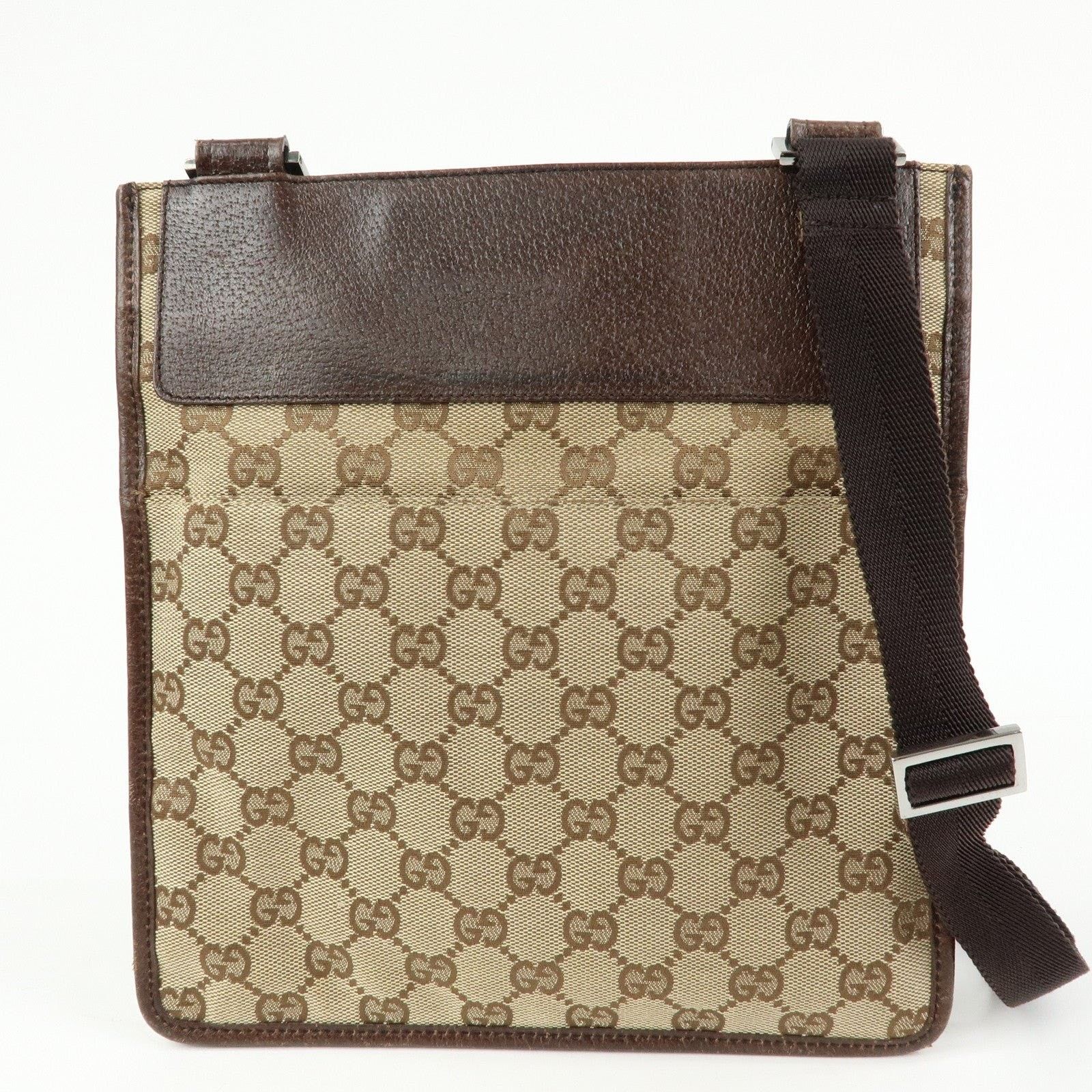 Gucci Gucci GG Canvas Crossbody Bag Brown Size ONE SIZE - 2 Thumbnail