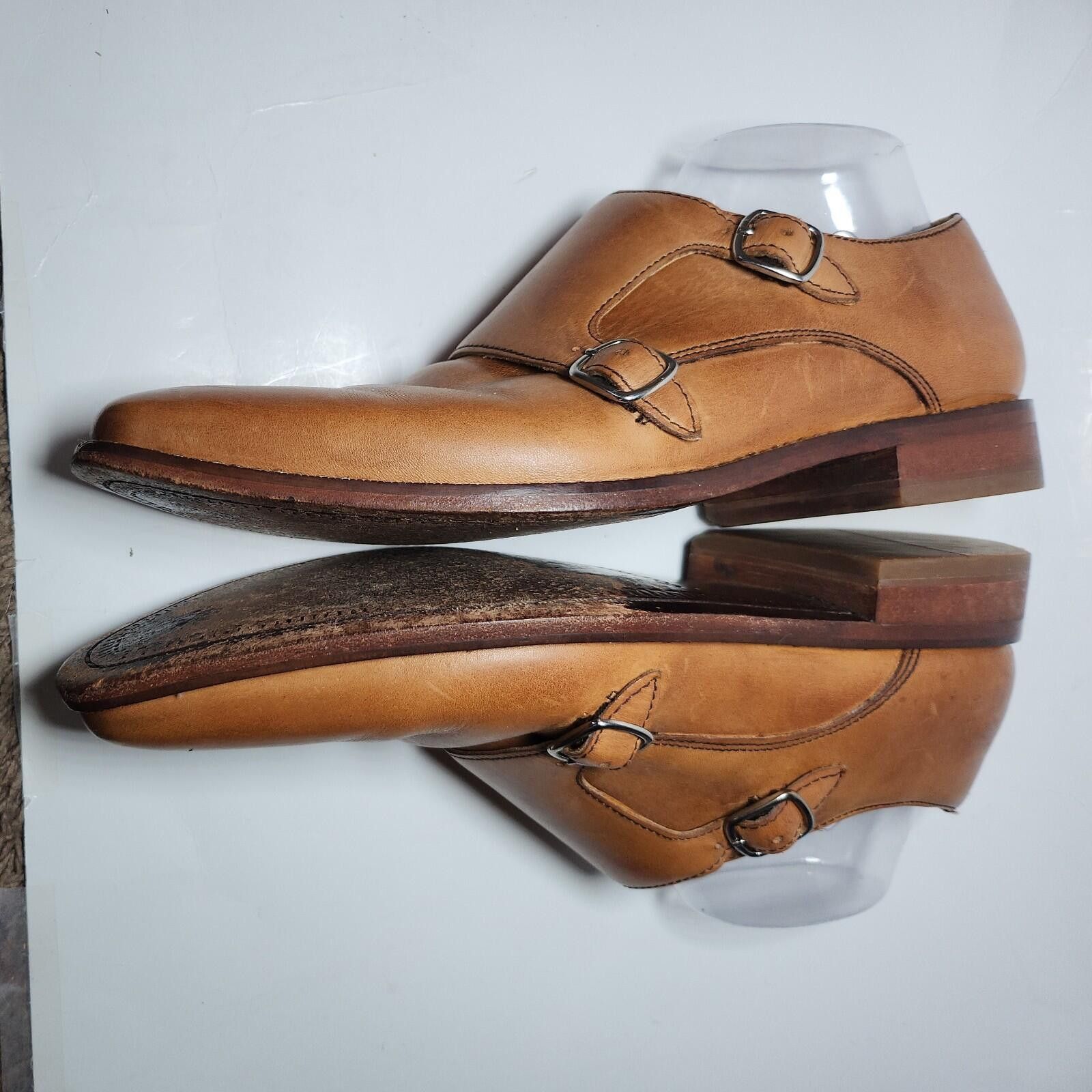 Cole Haan Cole Haan Brown Leather Double Monk Strap Shoes Sz 9 Size US 12 / EU 45 - 5 Thumbnail