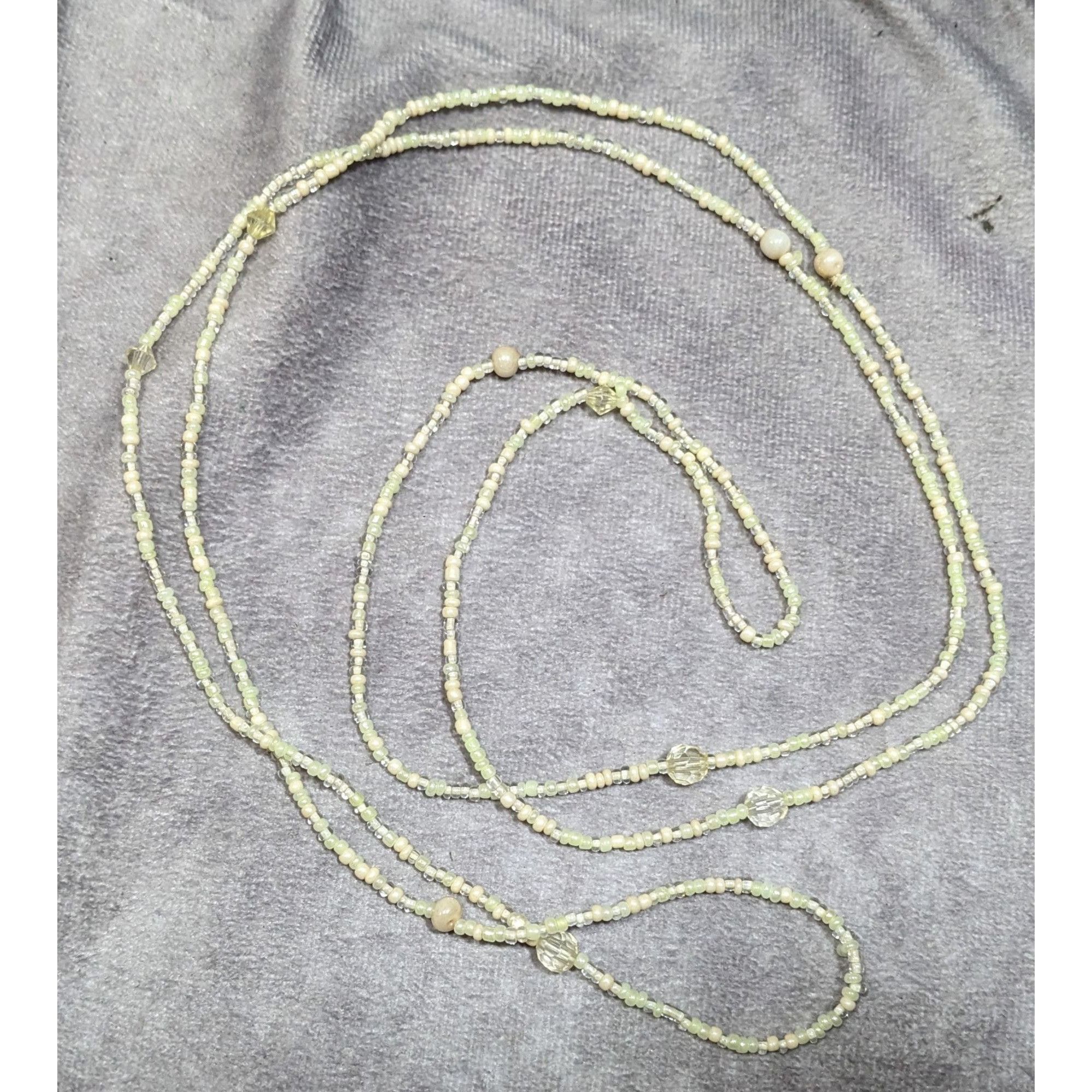 Other Simple Casual Cream Glass Beaded Necklace Size ONE SIZE - 5 Thumbnail