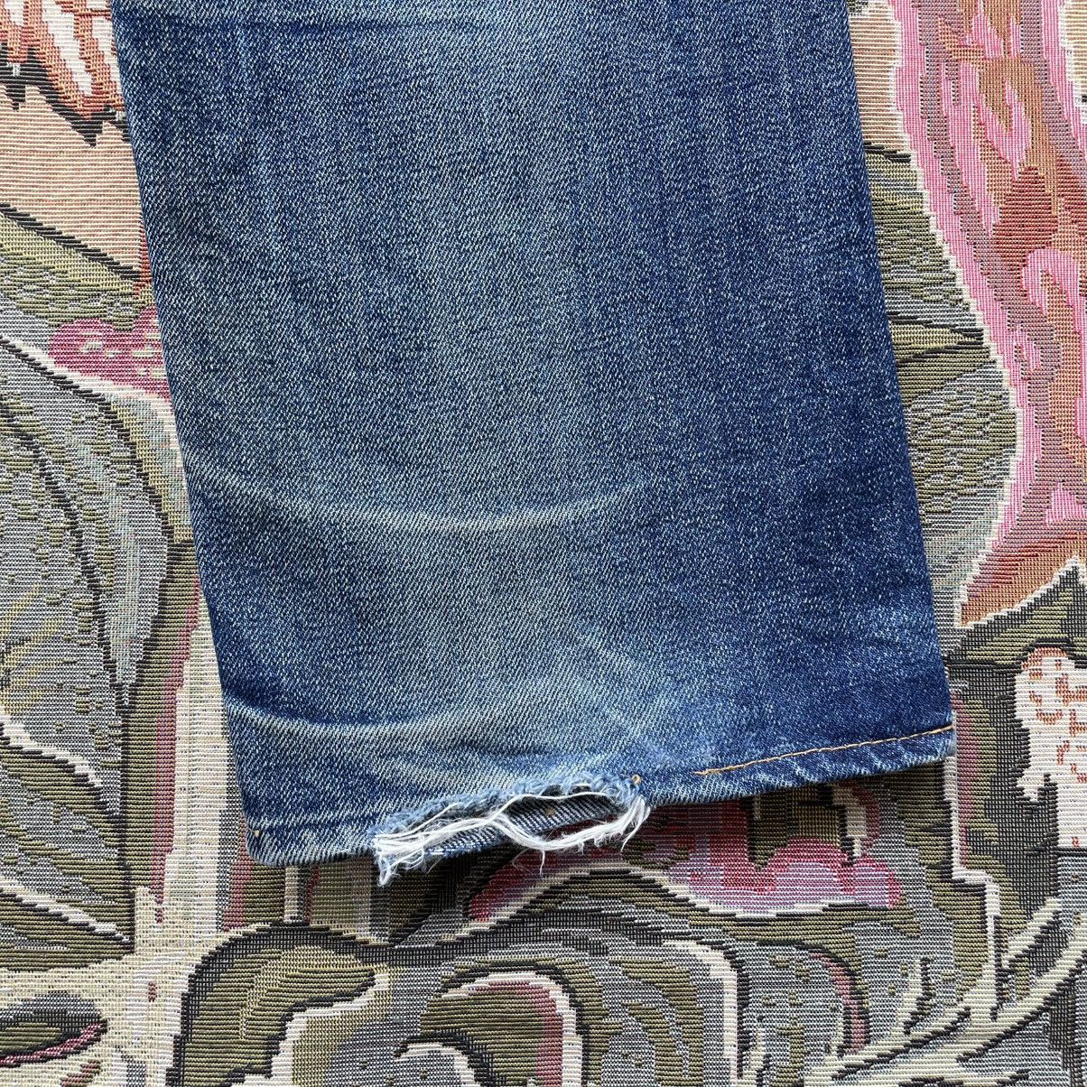 RESOLUTE Thrashed Resolute Selvedge Distressed Jeans Size US 32 / EU 48 - 12 Thumbnail