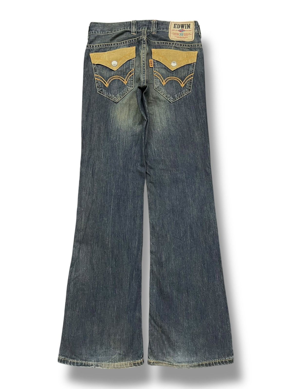 Edwin Flared Edwin 421 Exclusive Vintage - Faded Mud Wash Jeans Size US 33 - 3 Thumbnail