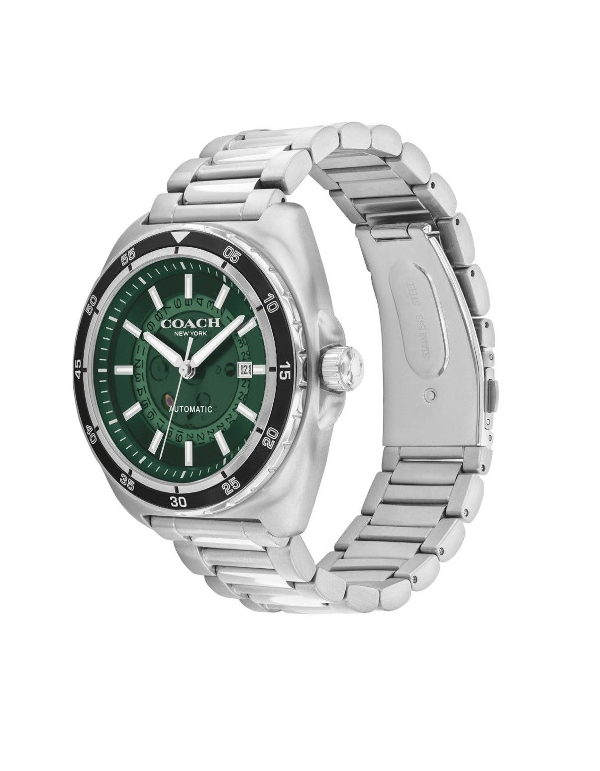 Coach Coach Watch Charter Automatic 44mm 14602713 Men Silver Size ONE SIZE - 9 Thumbnail