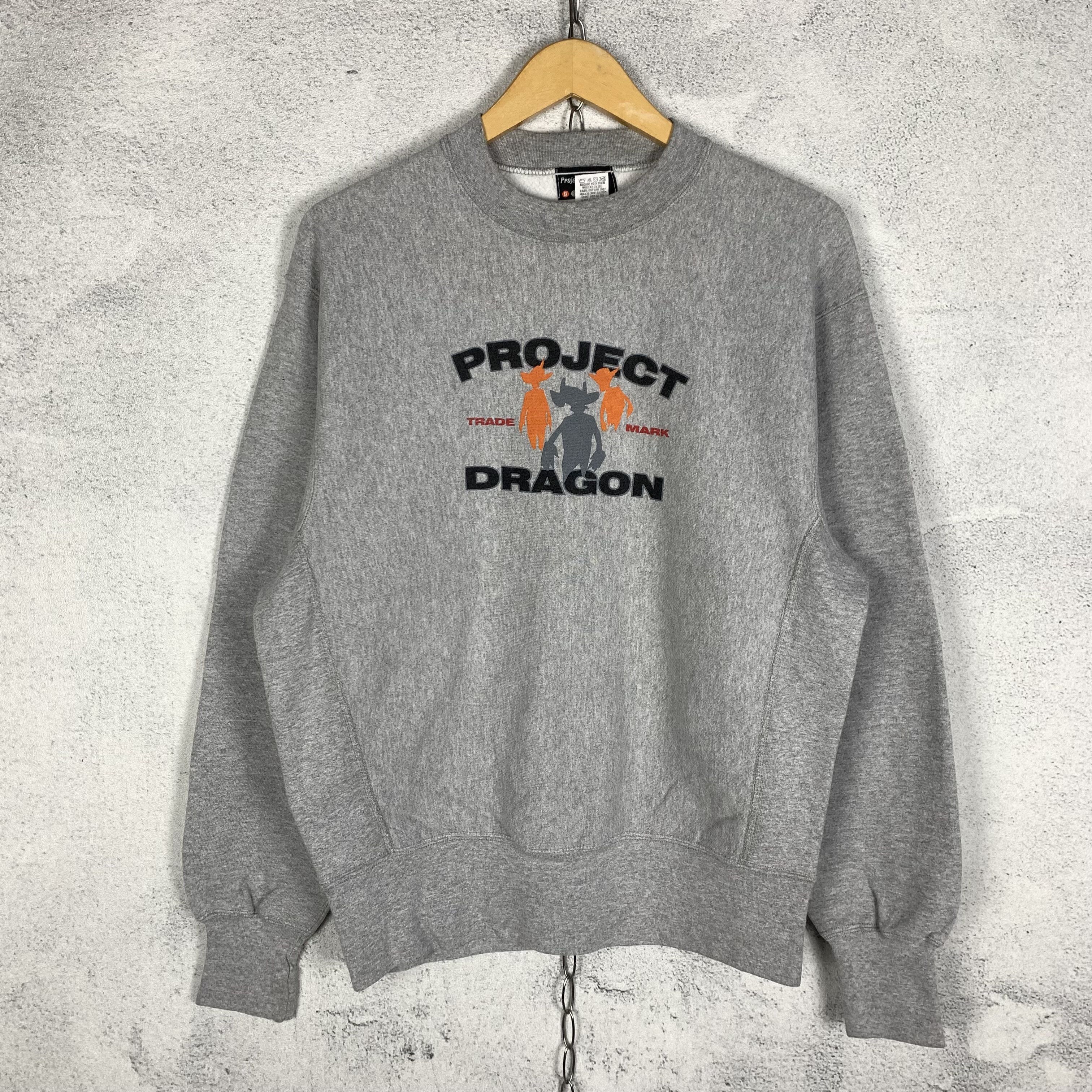 L] Project Dragon (Futura Stash) Vintage Tee Grey