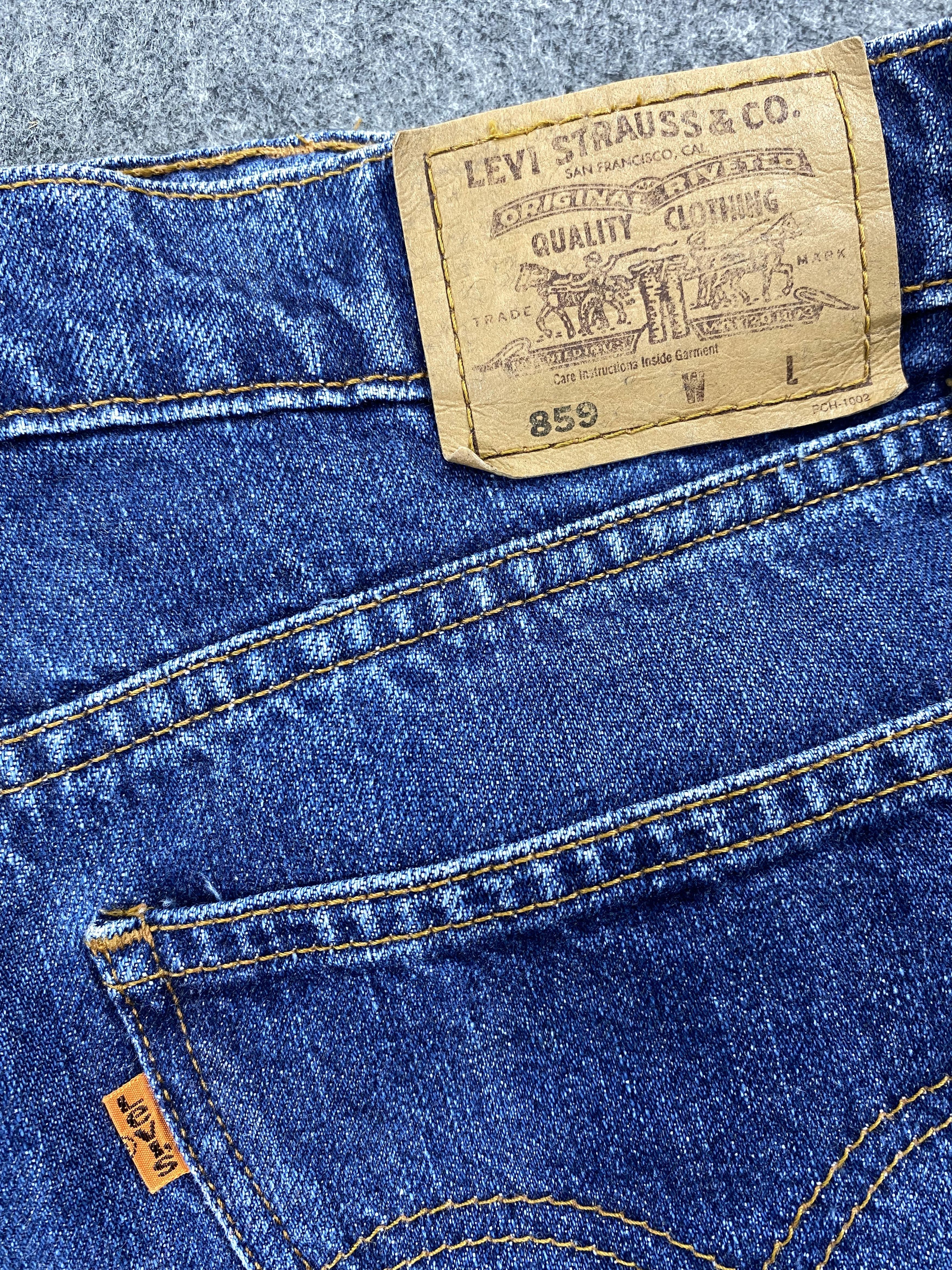 Levi's Blue Vintage Levi's 859 Orange Tab 30x28 Denim -JN1217 Size US 30 / EU 46 - 10 Thumbnail