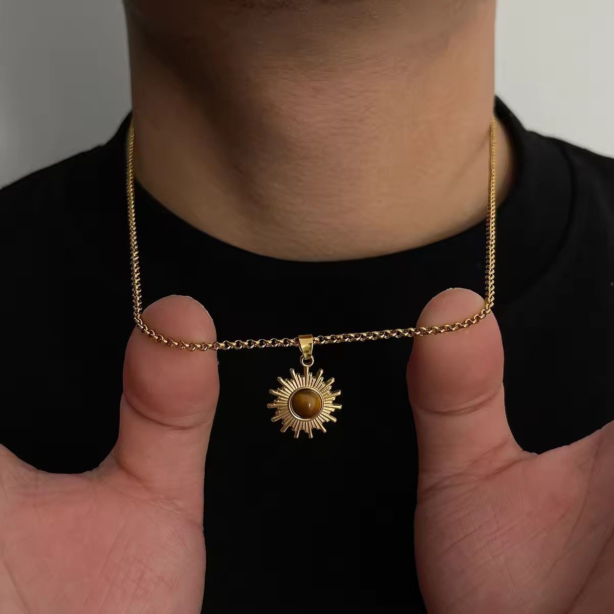 Other Punk Sun Pendant Necklace Size ONE SIZE - 1 Thumbnail