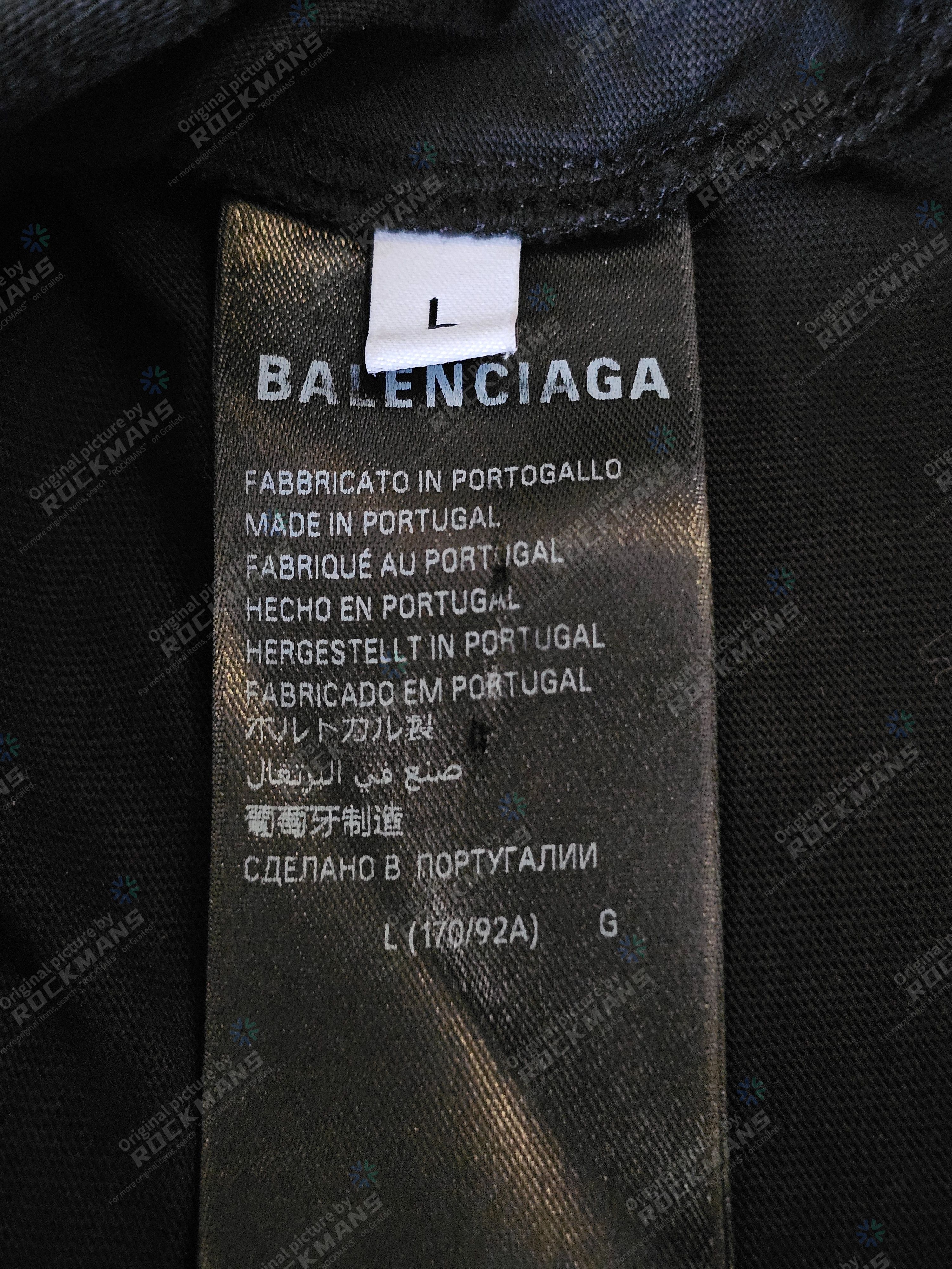 Balenciaga Balenciaga 3M Reflective Short-Sleeve T-Shirt Size L Size US L / EU 52-54 / 3 - 7 Thumbnail