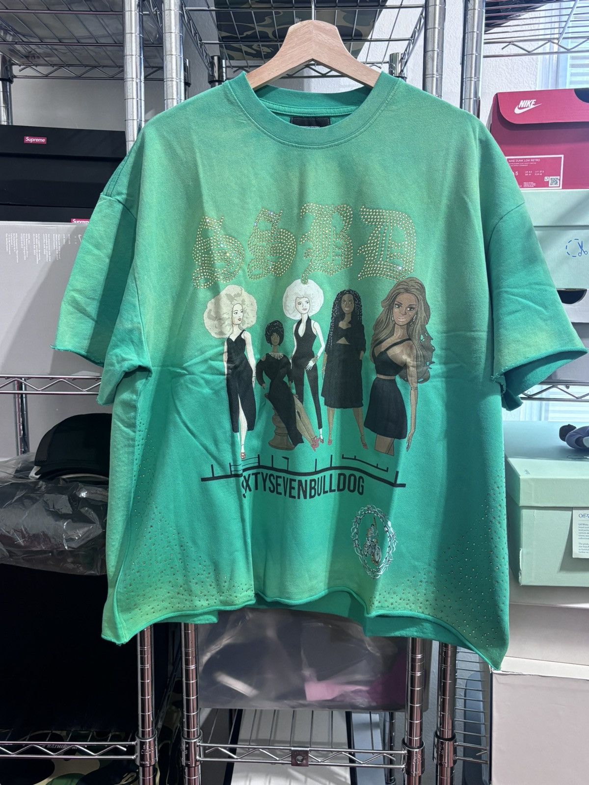 Designer SSBD DOLL GREEN TEE Size US L / EU 52-54 / 3 - 1 Thumbnail