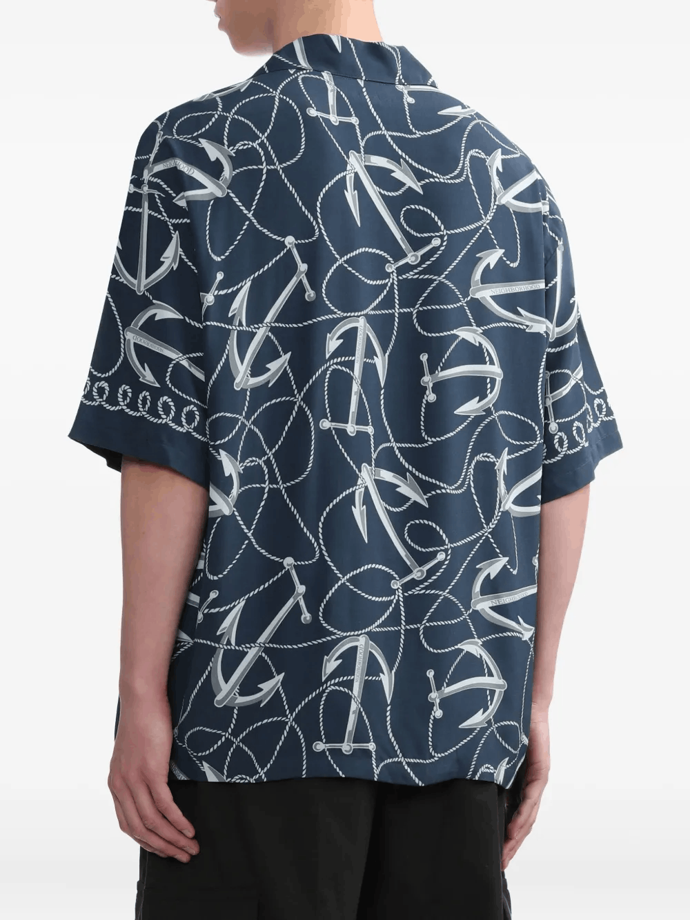 Other Men's Anchor Hawaiian Shirt – Nautical Tropical Resort Style Size US S / EU 44-46 / 1 - 4 Thumbnail