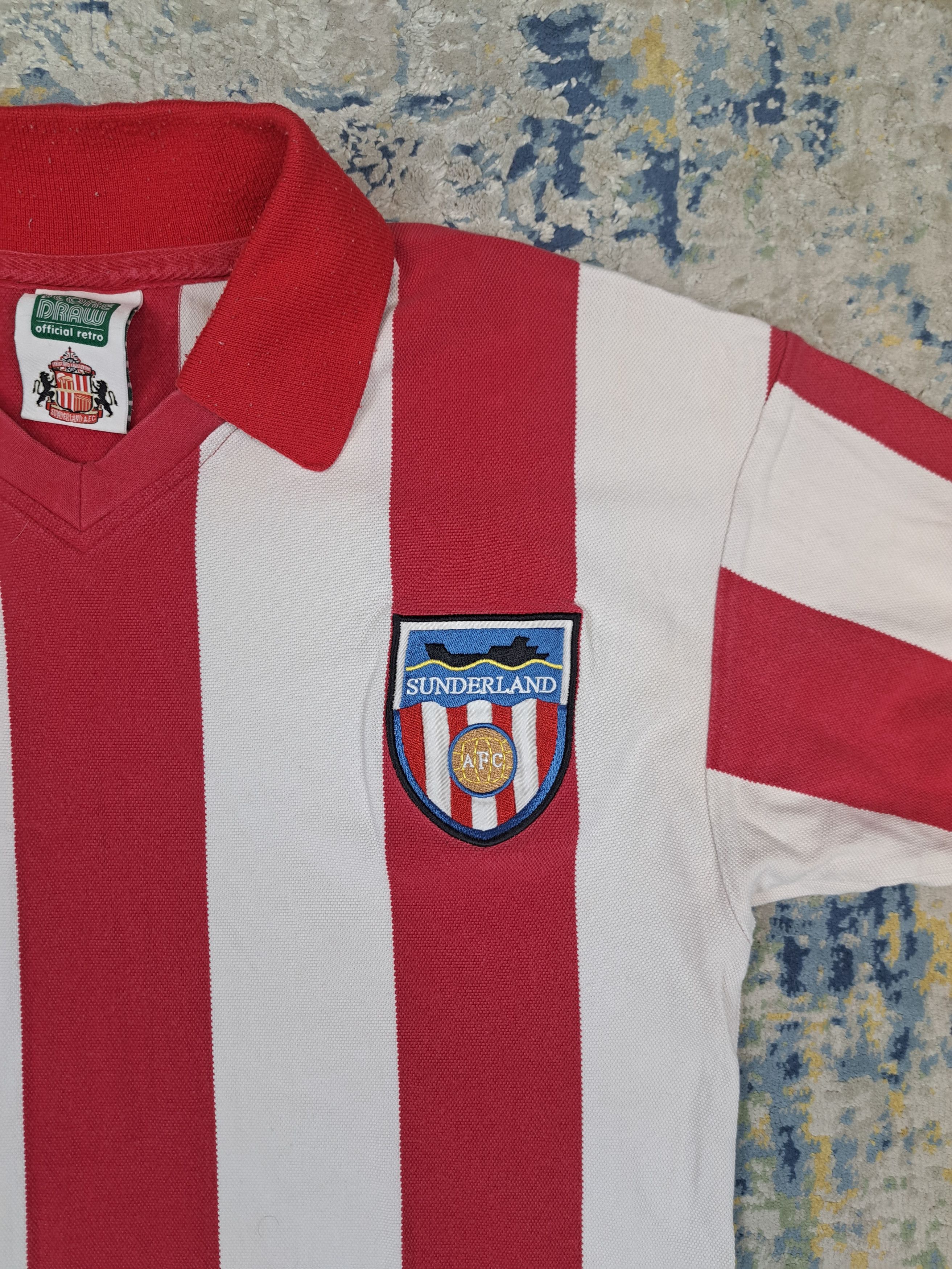 Vintage Vintage 1977 Sunderland Home Kit Soccer Blokecore Score Draw Size US M / EU 48-50 / 2 - 2 Thumbnail