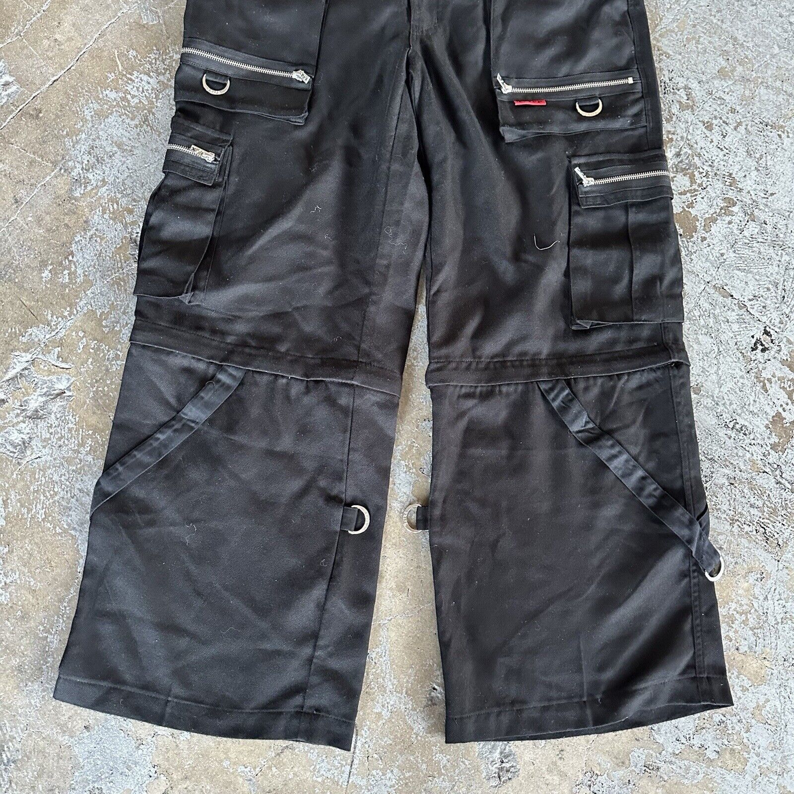 Tripp NYC Tripp NYC Daang Goodman Black Rave Goth Baggy Pants Large Size US 34 / EU 50 - 3 Thumbnail