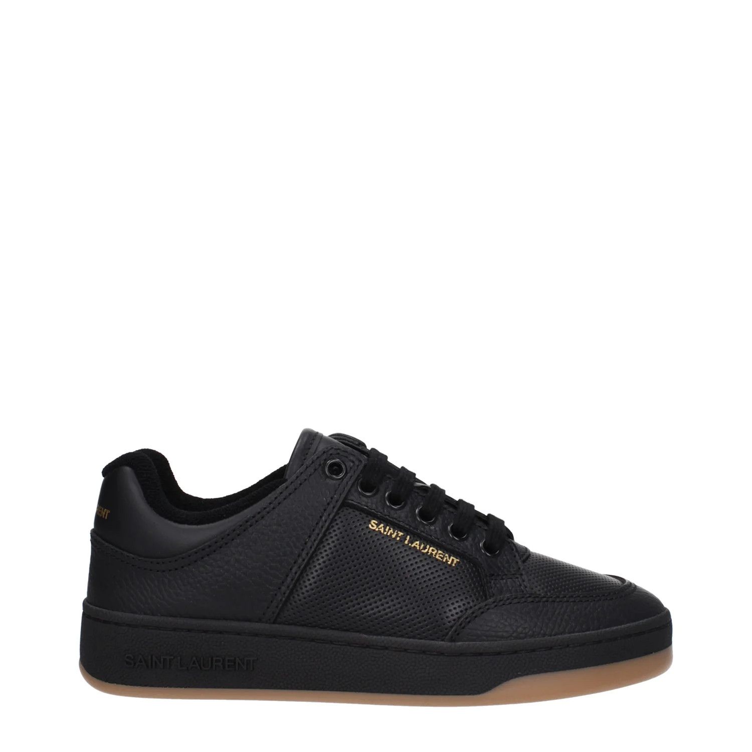 ob1o1e1124 Leather Sneakers in Black