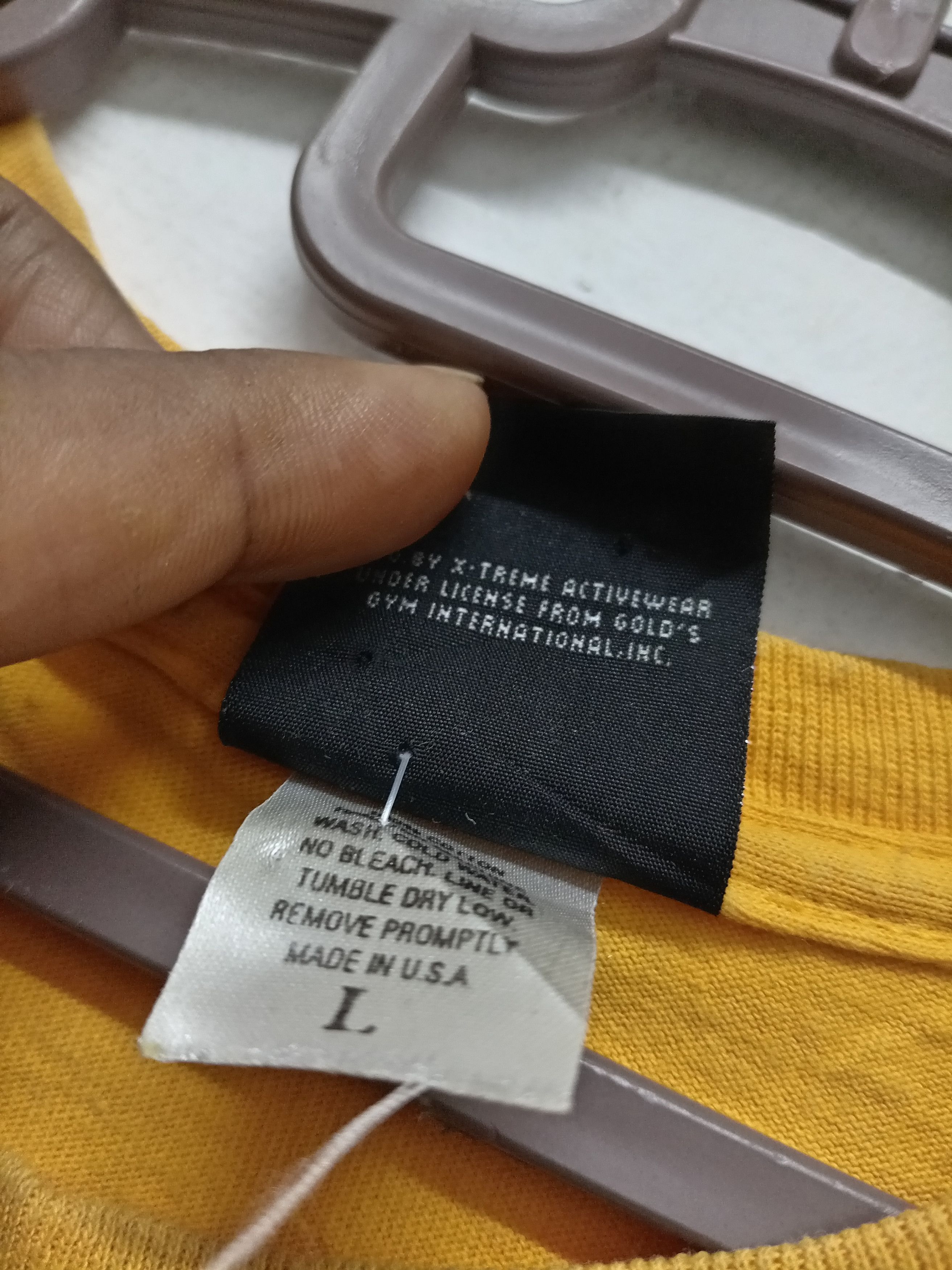 Vintage Gold’s Gym Hollywood T-Shirt vintage Size US L / EU 52-54 / 3 - 3 Thumbnail