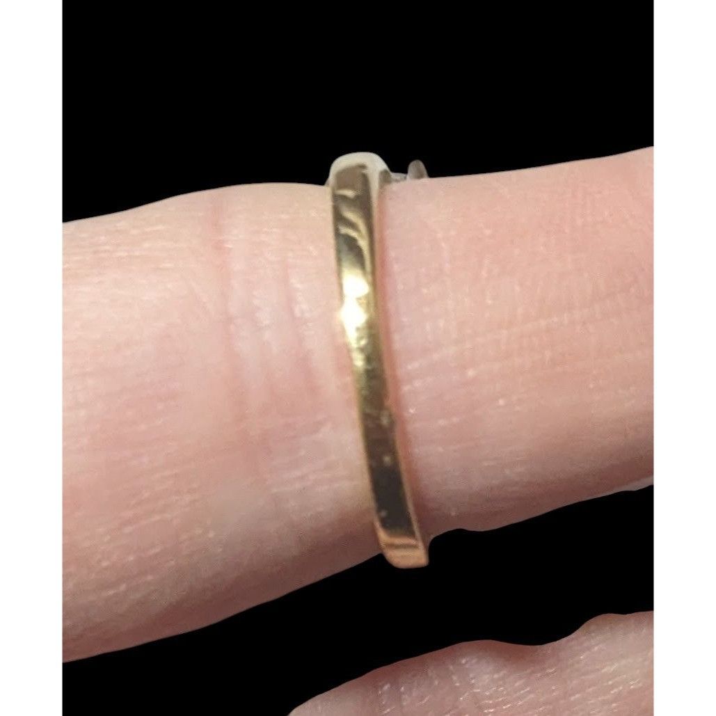 Other Brilliant Three Stone Sterling Silver Gold Tone Plated Engag Size ONE SIZE - 6 Thumbnail
