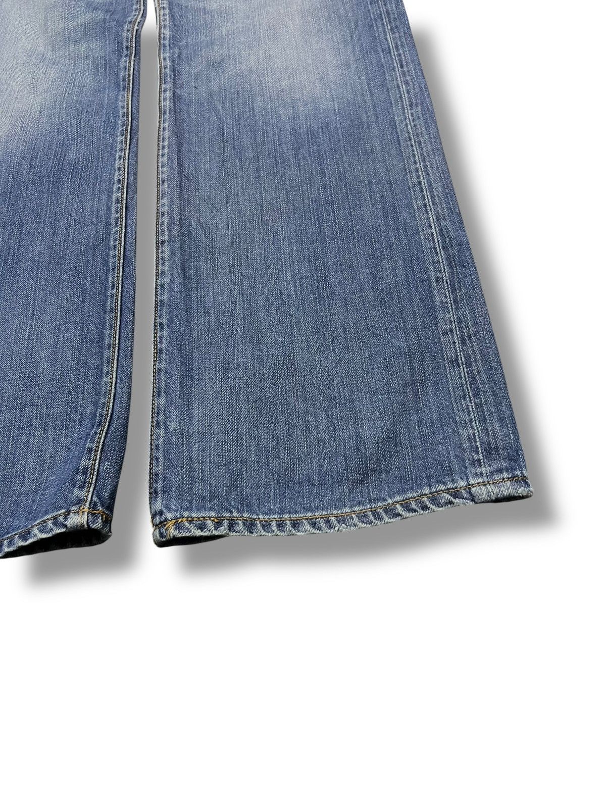 Japanese Brand Vintage Z-Brand - Faded Wash, Distressed Denim Size US 32 / EU 48 - 7 Thumbnail