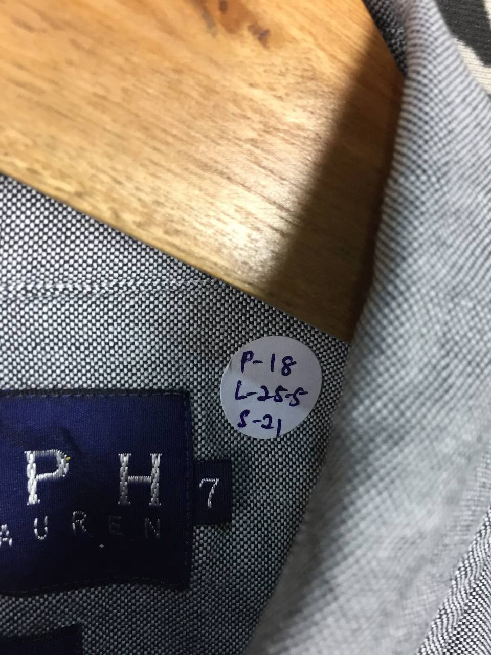RRL Ralph Lauren × Ralph Lauren × Vintage Vtg Ralph Lauren Oxford Slim Fit Button Up Shirt Size 8 Size S / US 4 / IT 40 - 10 Thumbnail