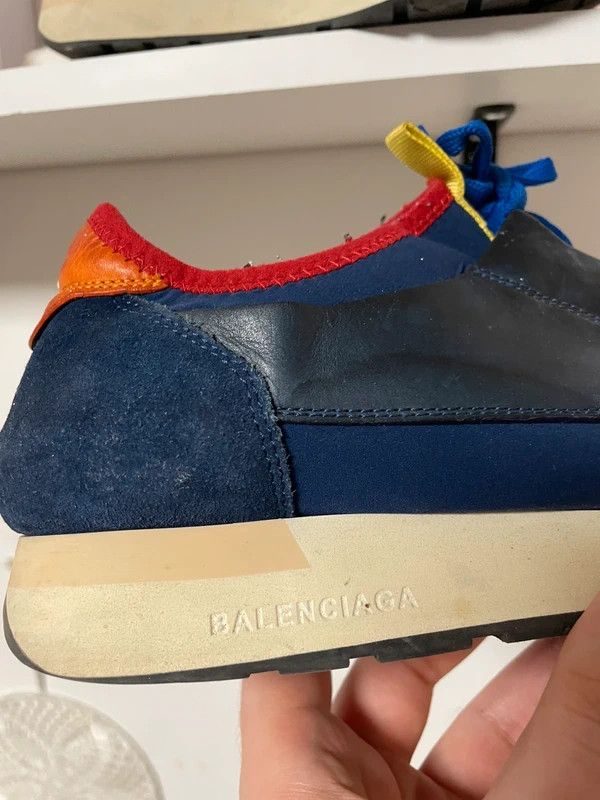 Balenciaga Balenciaga Multicolor Mesh And Leather Race Runner Low Size US 6 / EU 39 - 10 Thumbnail