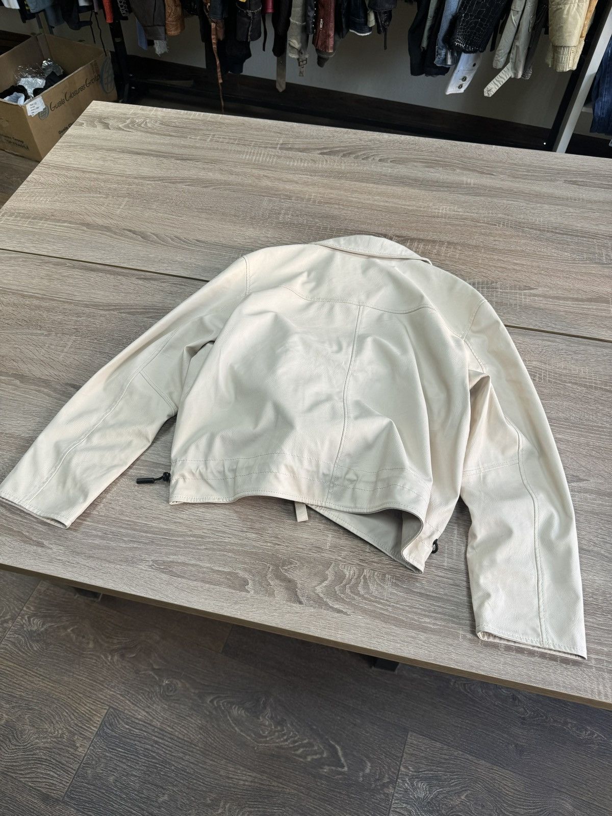 Japanese Brand Multi-pocket Cargo Junya Watanabe Style Leather Jacket Size US M / EU 48-50 / 2 - 7 Thumbnail