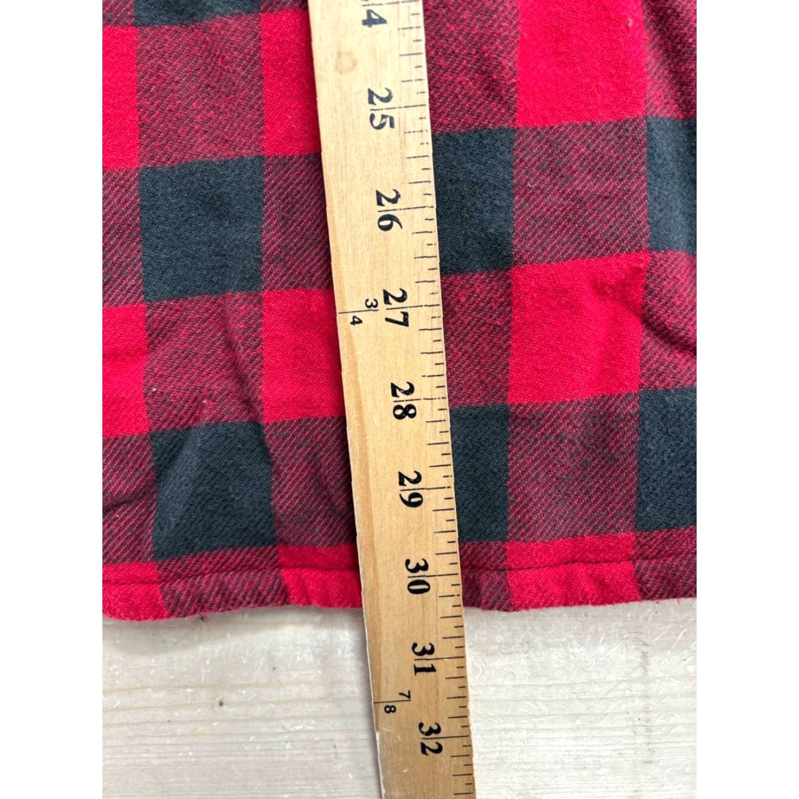 Nordstrom Nordstrom Flannel Shirt Mens XXL Red Black Cotton Button Up Size US XXL / EU 58 / 5 - 7 Thumbnail