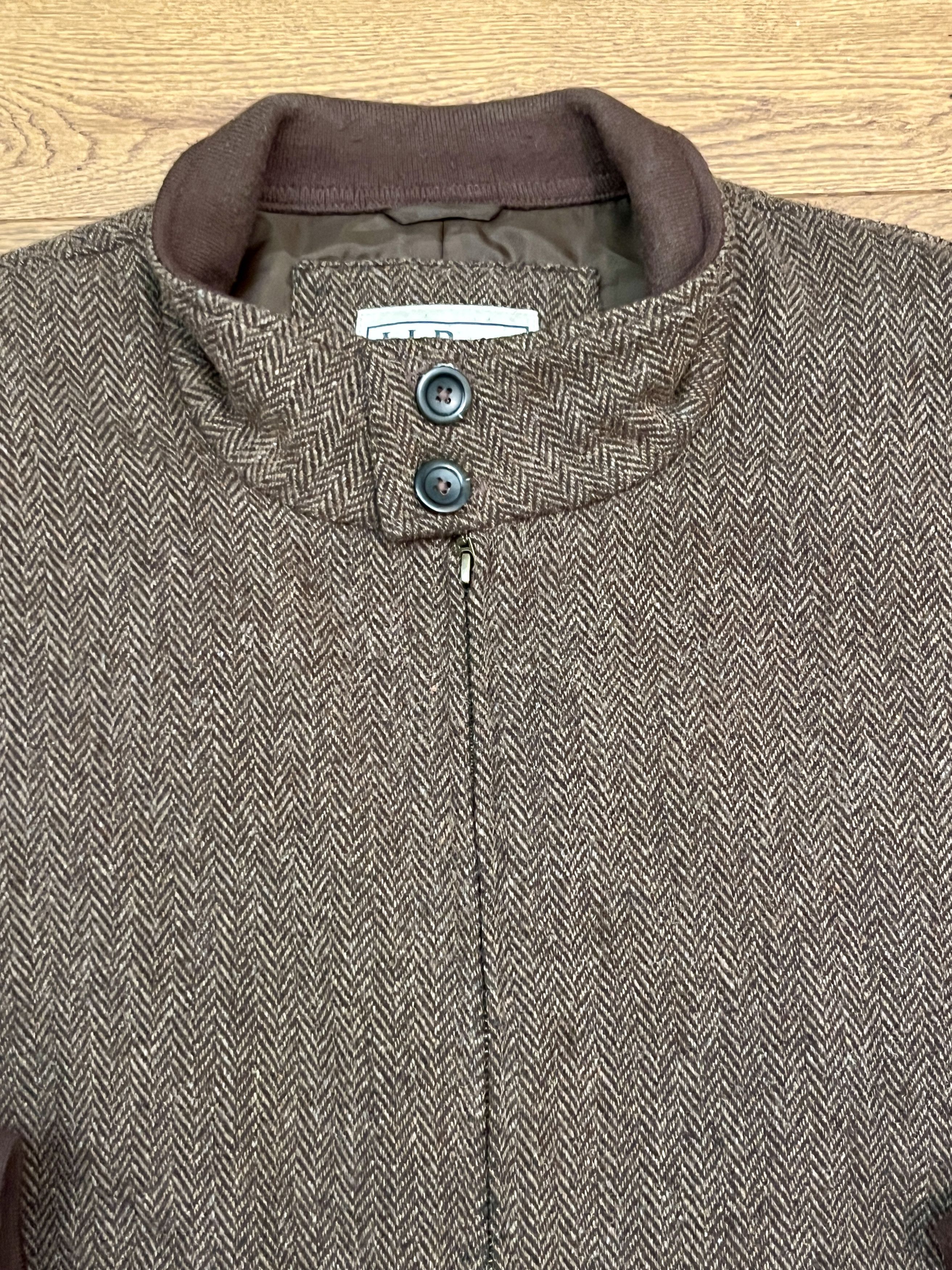 Vintage Vintage L.L. Bean Herringbone Bomber Jacket Large Size US L / EU 52-54 / 3 - 2 Thumbnail