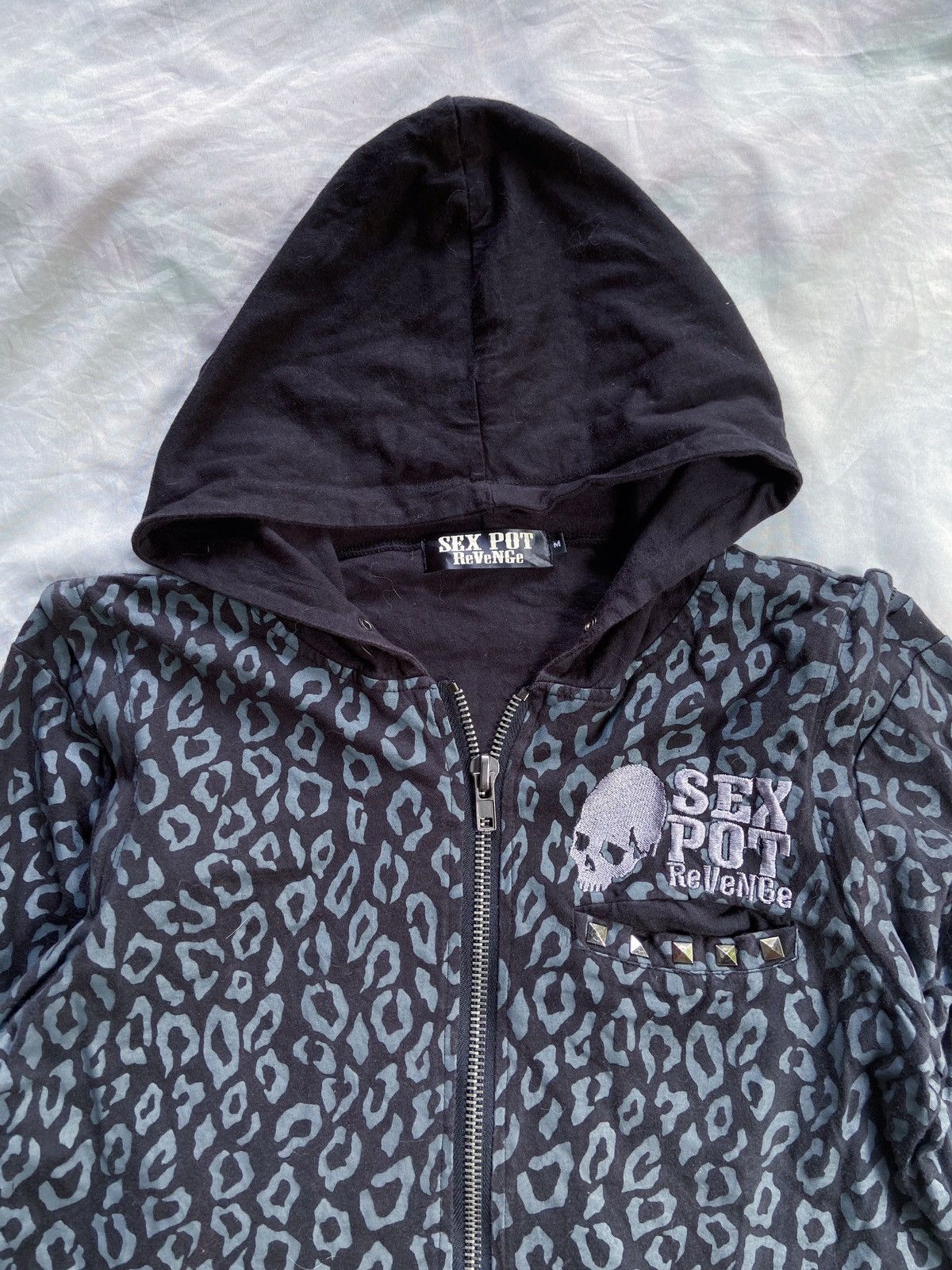 Sex Pot ReVeNGe SEX POT REVENGE PUNK ZIP HOODIE & CAN BE VEST JACKET Size US S / EU 44-46 / 1 - 4 Thumbnail