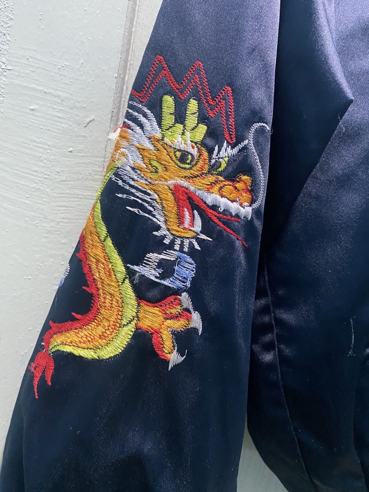 Japanese Brand Dragon Far East Tour Okinawa Japan Sukajan Satin Jacket Size US M / EU 48-50 / 2 - 7 Thumbnail