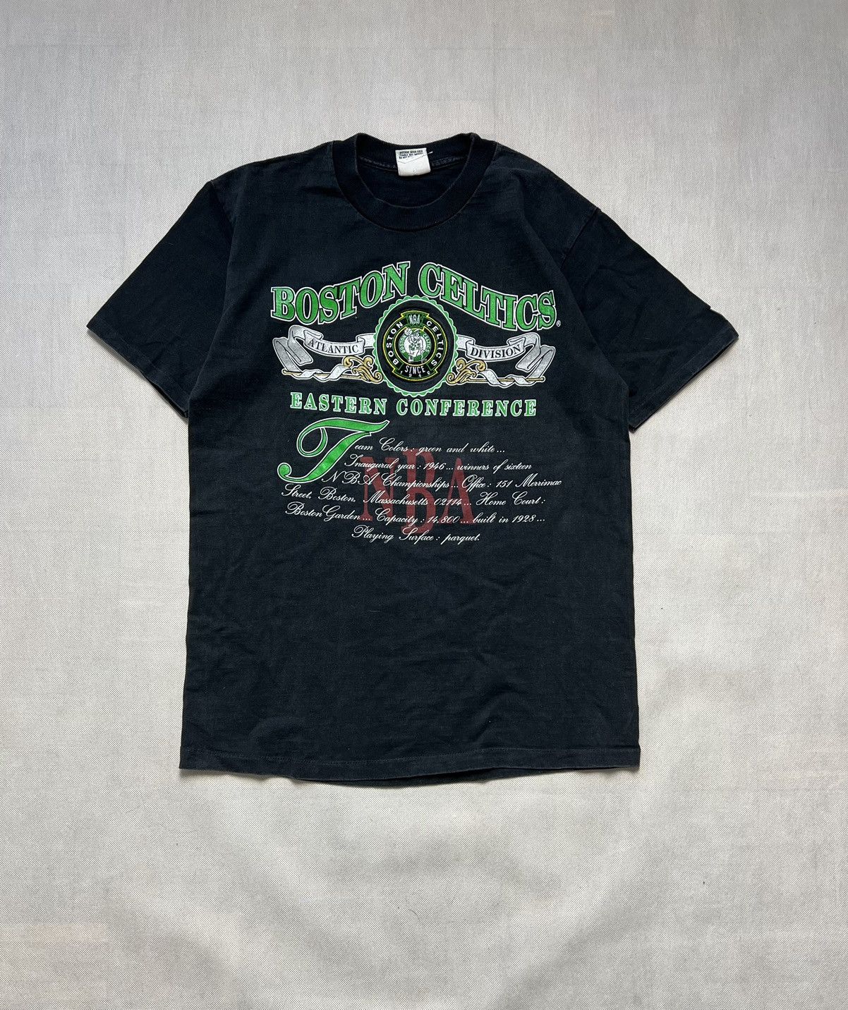 NBA × Nutmeg × Vintage Tshirt Boston Celtics NBA Nutmeg vintage 90’s rare Size US XL / EU 56 / 4 - 2 Thumbnail