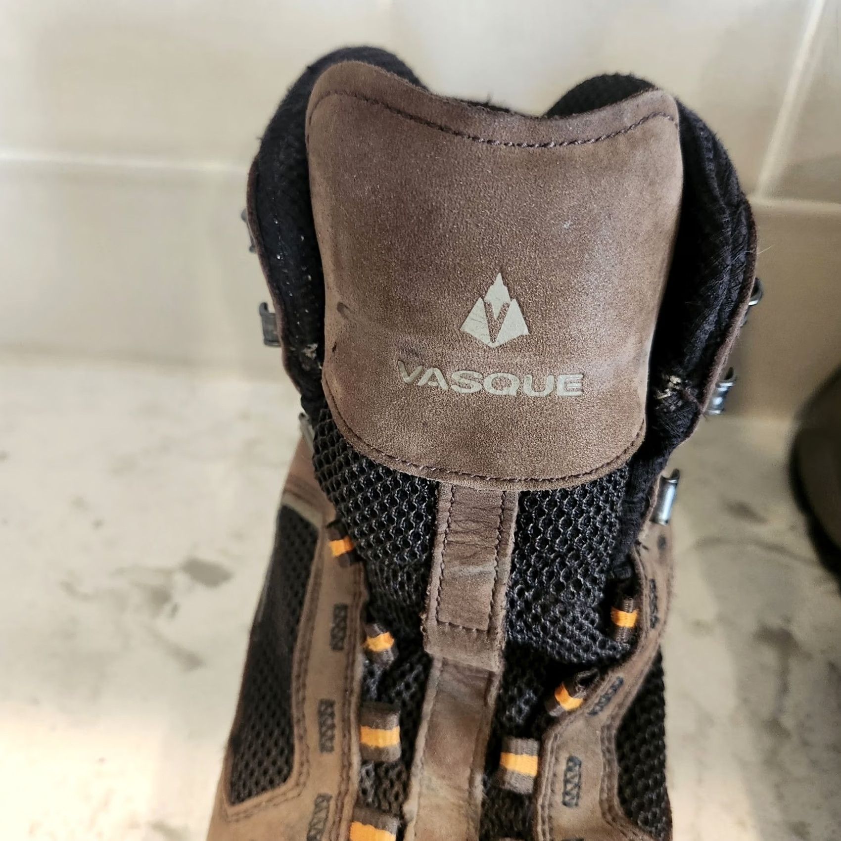 Vasque Vasque Gore Tex Hiking Boots Mens 9M Brown Waterproof Trail Outdoor NO SHOELACES Boots Mens Brown Gore Tex Hiking Boots Size US 8 / EU 41 - 5 Thumbnail