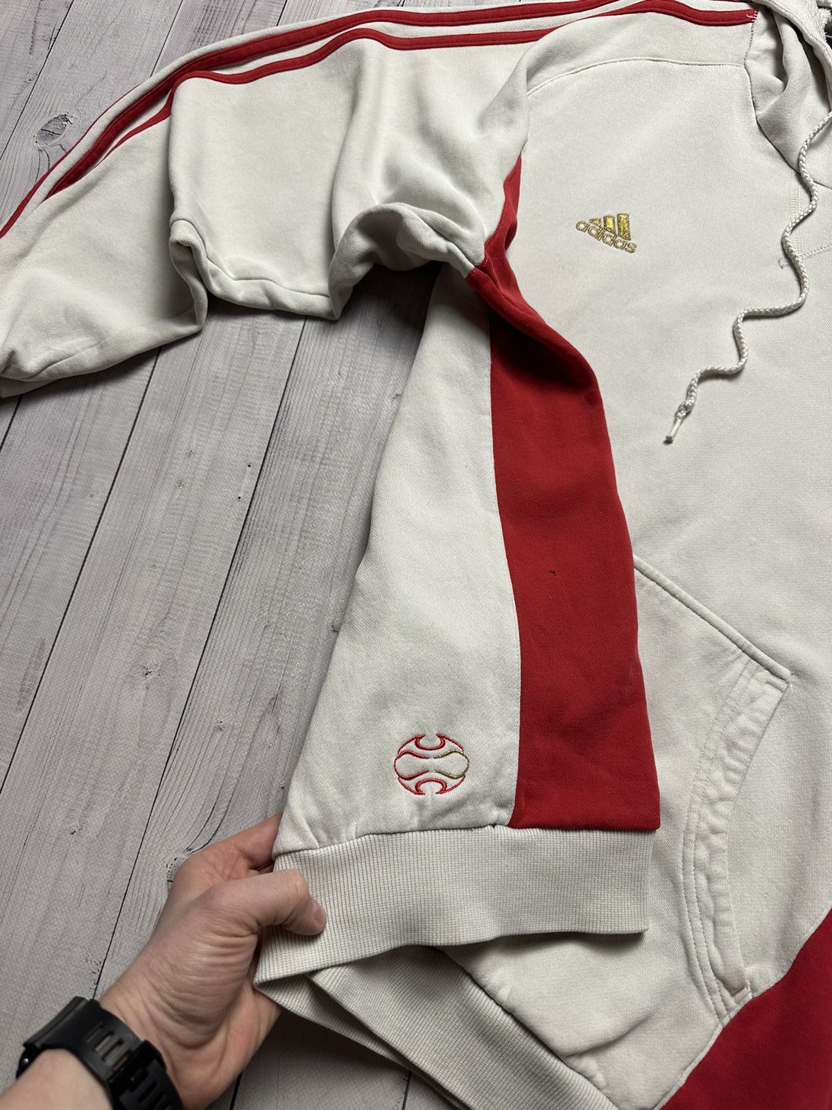Adidas × Vintage Vintage Liverpool adidas soccer hoodie size L Size US L / EU 52-54 / 3 - 3 Thumbnail