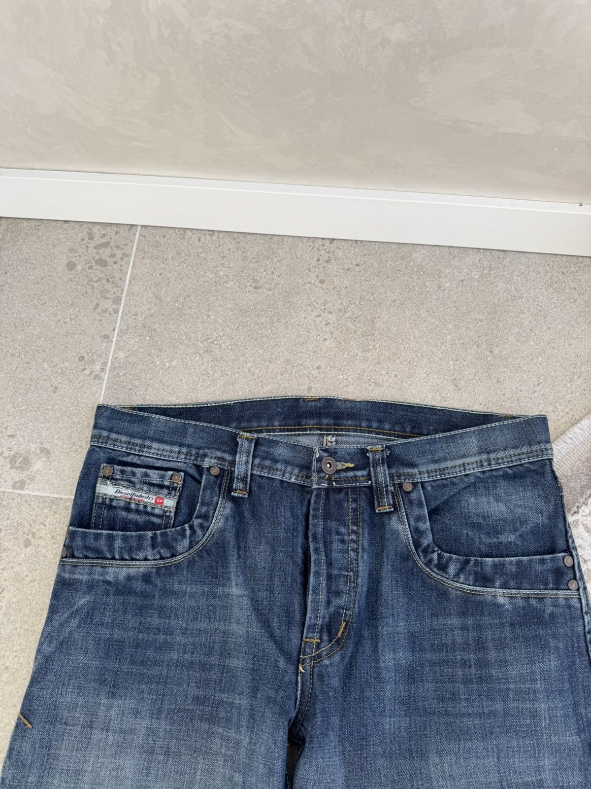 Diesel Crazy Flared Vntg Diesel Jeans Japanese Faded Bootcut Denim Size US 32 / EU 48 - 6 Thumbnail