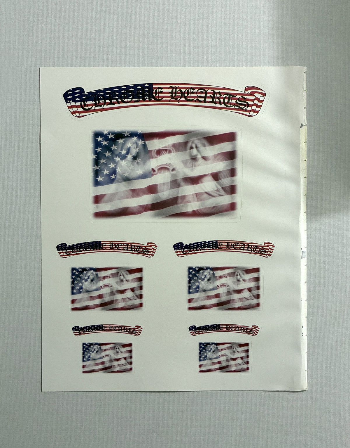 Chrome Hearts Chrome hearts full sticker sheet American Flag Size ONE SIZE - 1 Thumbnail