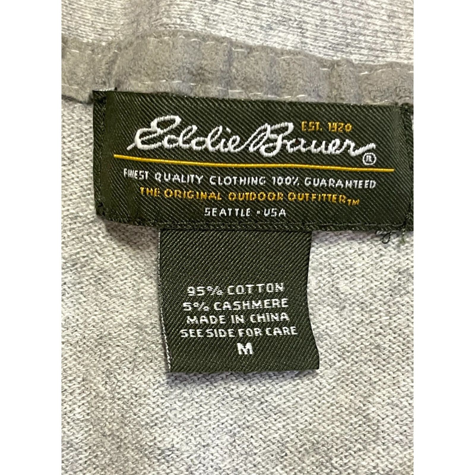 Eddie Bauer Eddie Bauer Cardigan Sweater, Women's Size M, Gray, Button Pockets, Regular Fit Size M / US 6-8 / IT 42-44 - 5 Thumbnail