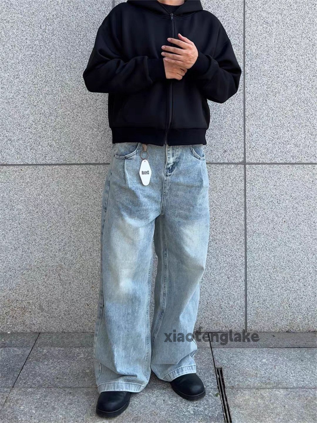 Jean otl Louisvuitton offwhite style loose baggy faded jeans Size US 32 / EU 48 - 6 Thumbnail